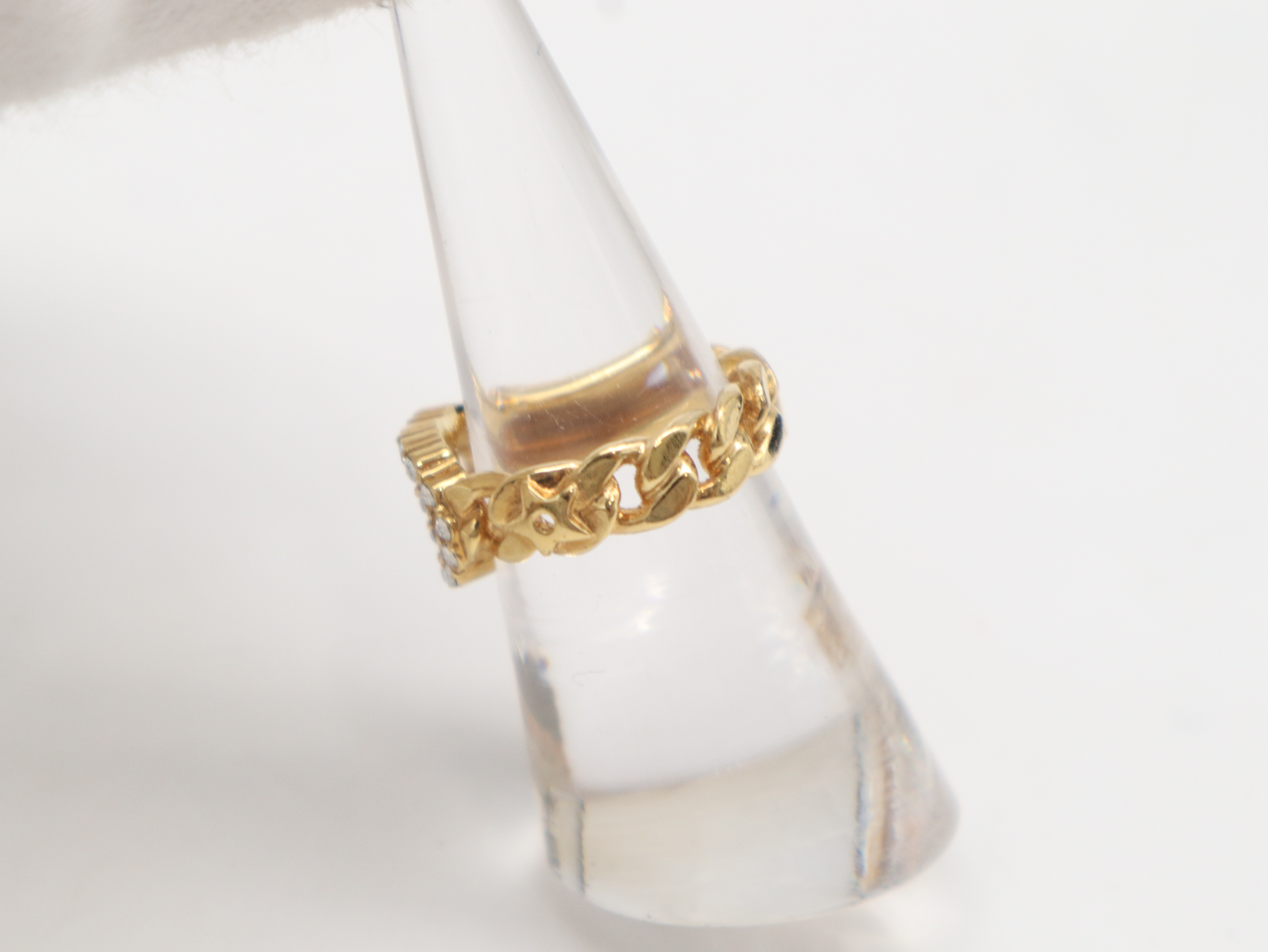 GP x Rhinestone Claire Dior Lune Ring — view 3