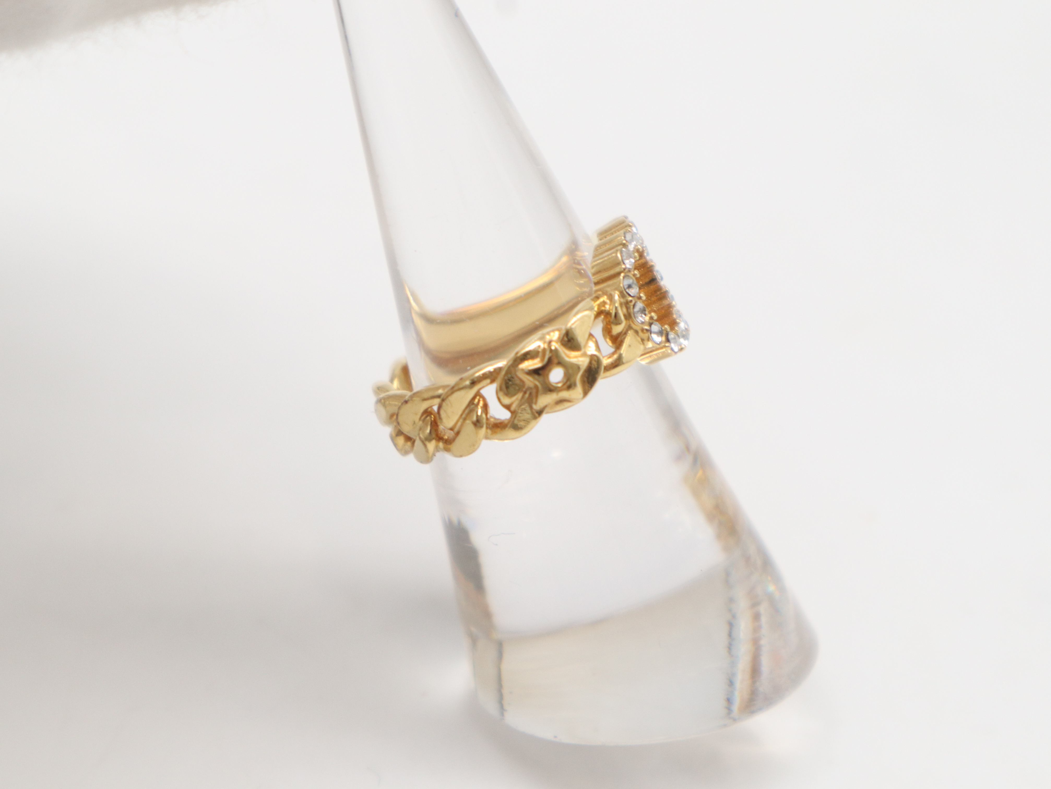 GP x Rhinestone Claire Dior Lune Ring — view 4