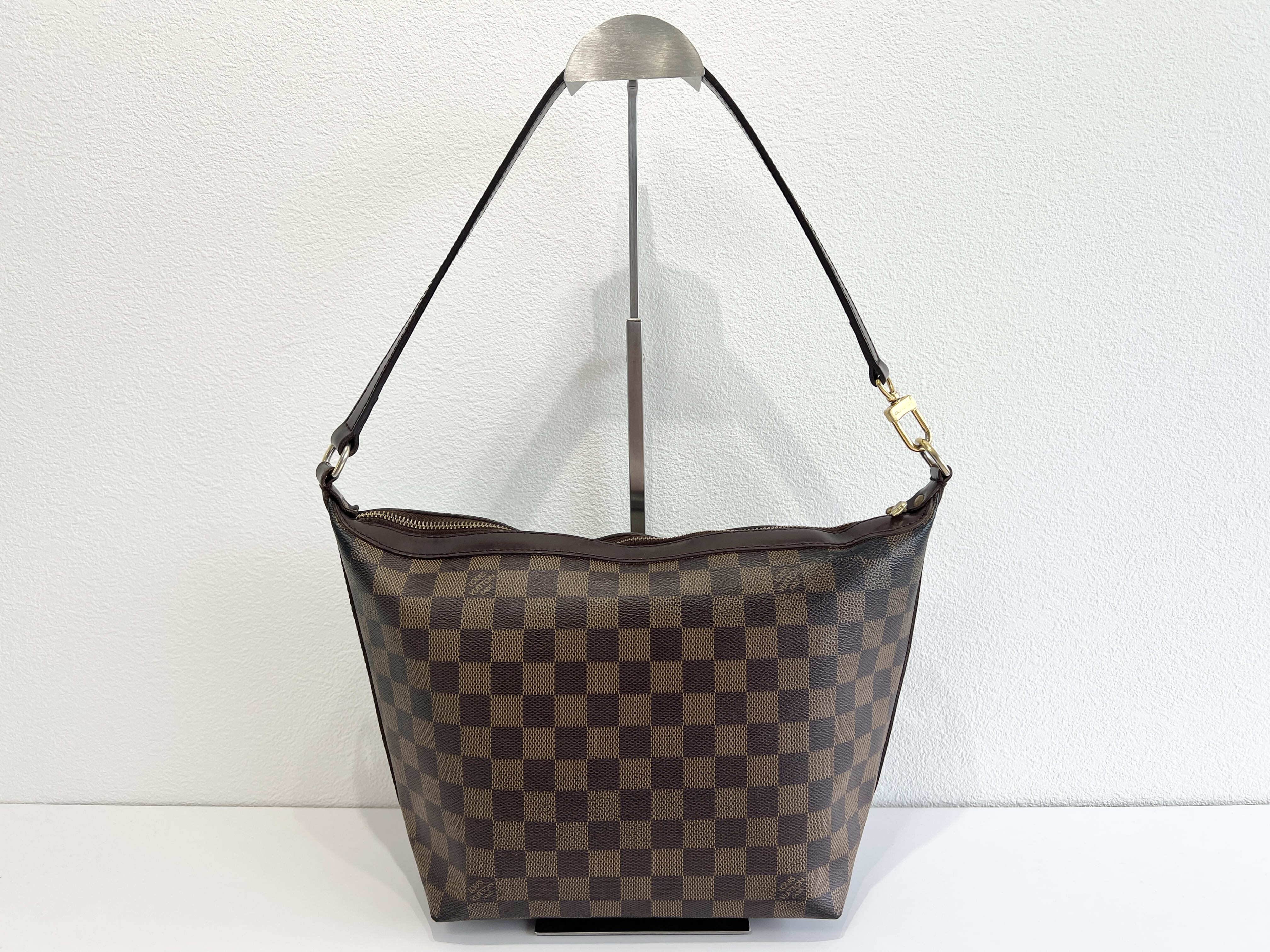 Damier Irovo MM Leather One Shoulder Bag — view 2