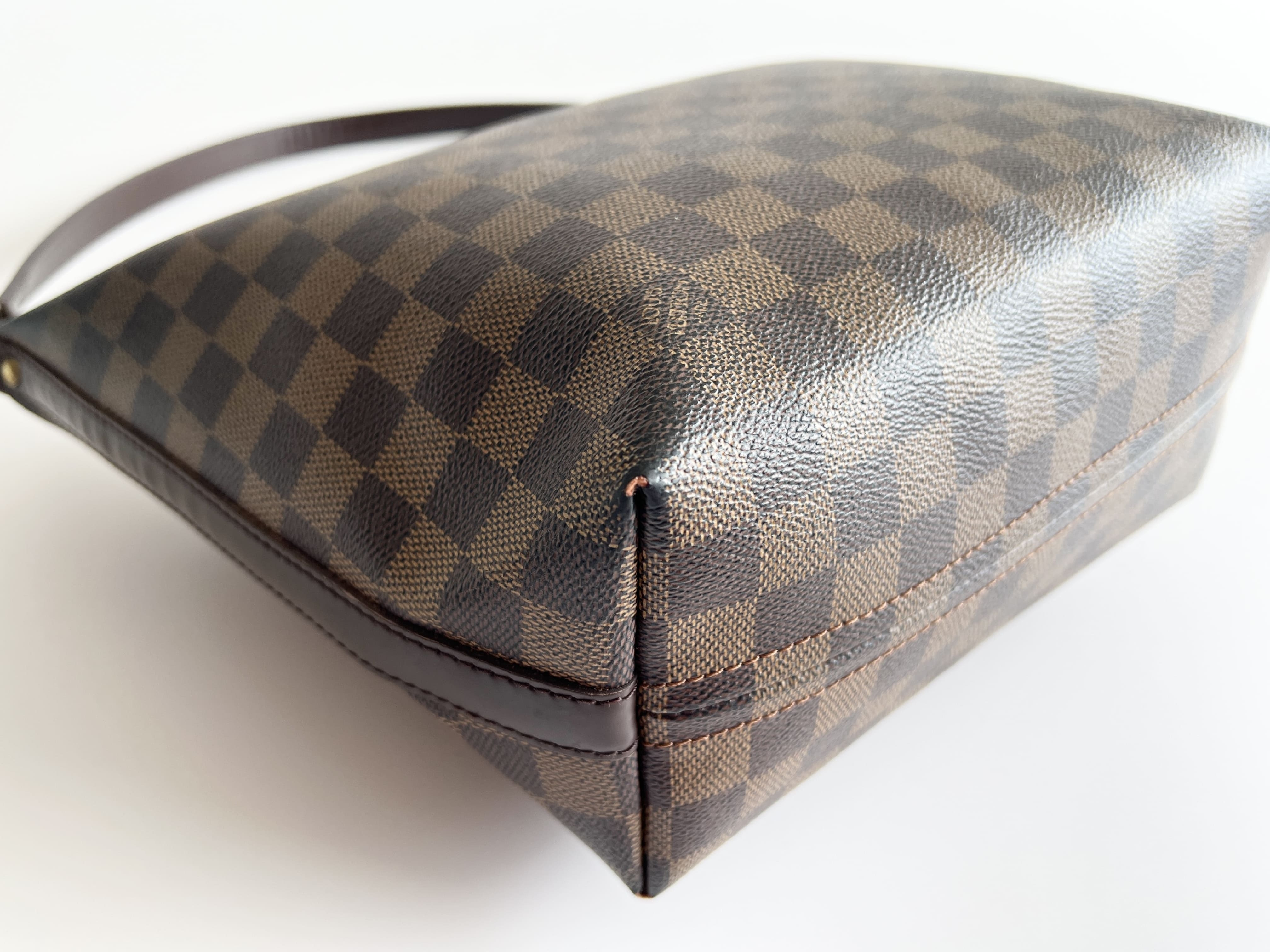 Damier Irovo MM Leather One Shoulder Bag — view 11