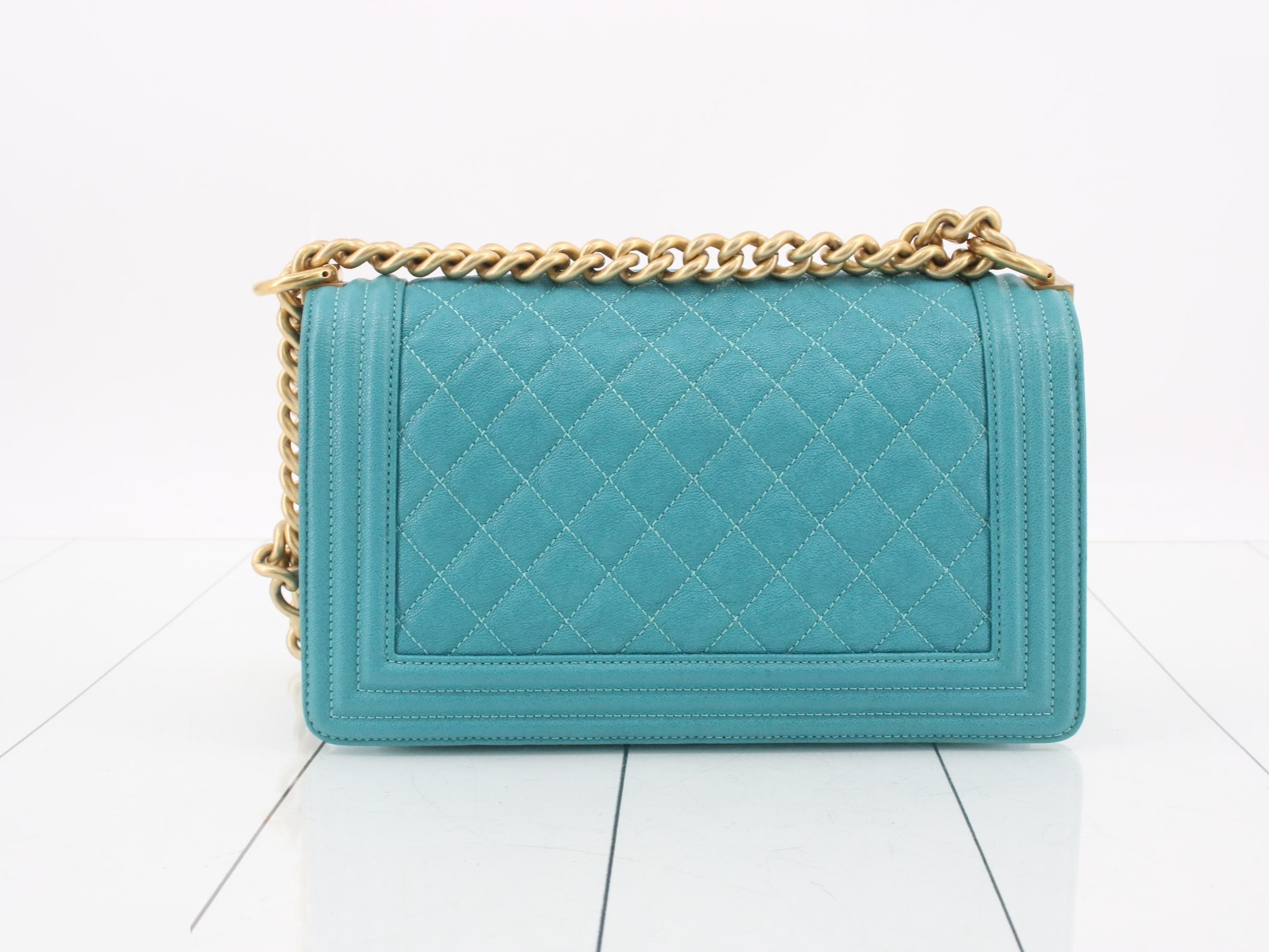 Boy Chanel Caviar Skin Chain Shoulder Bag — view 2