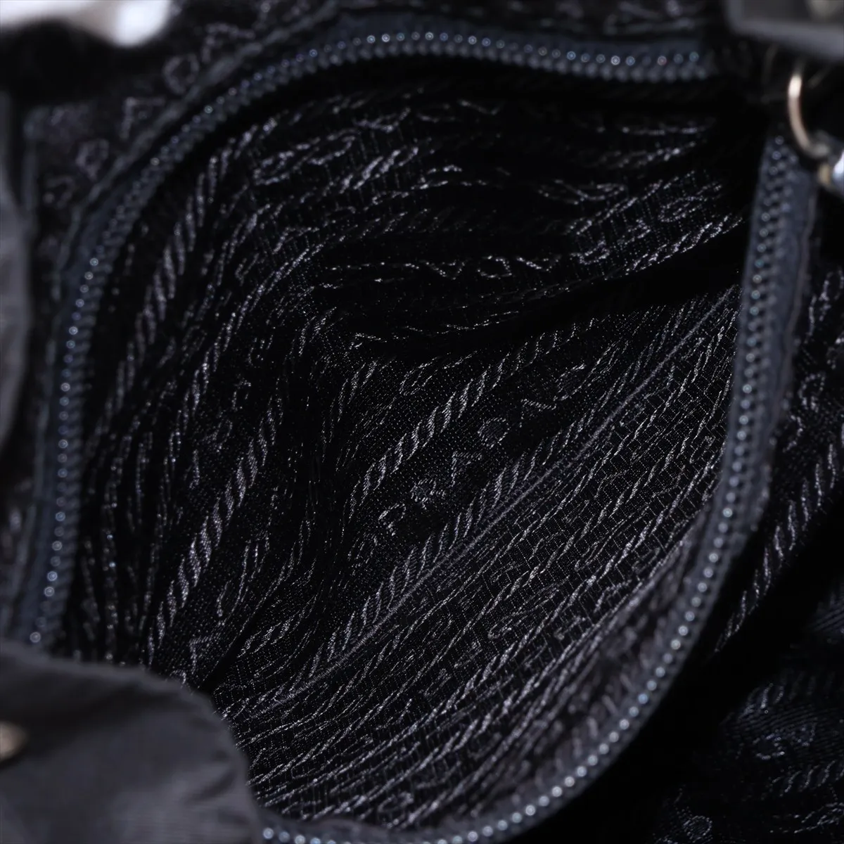 Tessuto Nylon Backpack/Rucksack, Black — view 8