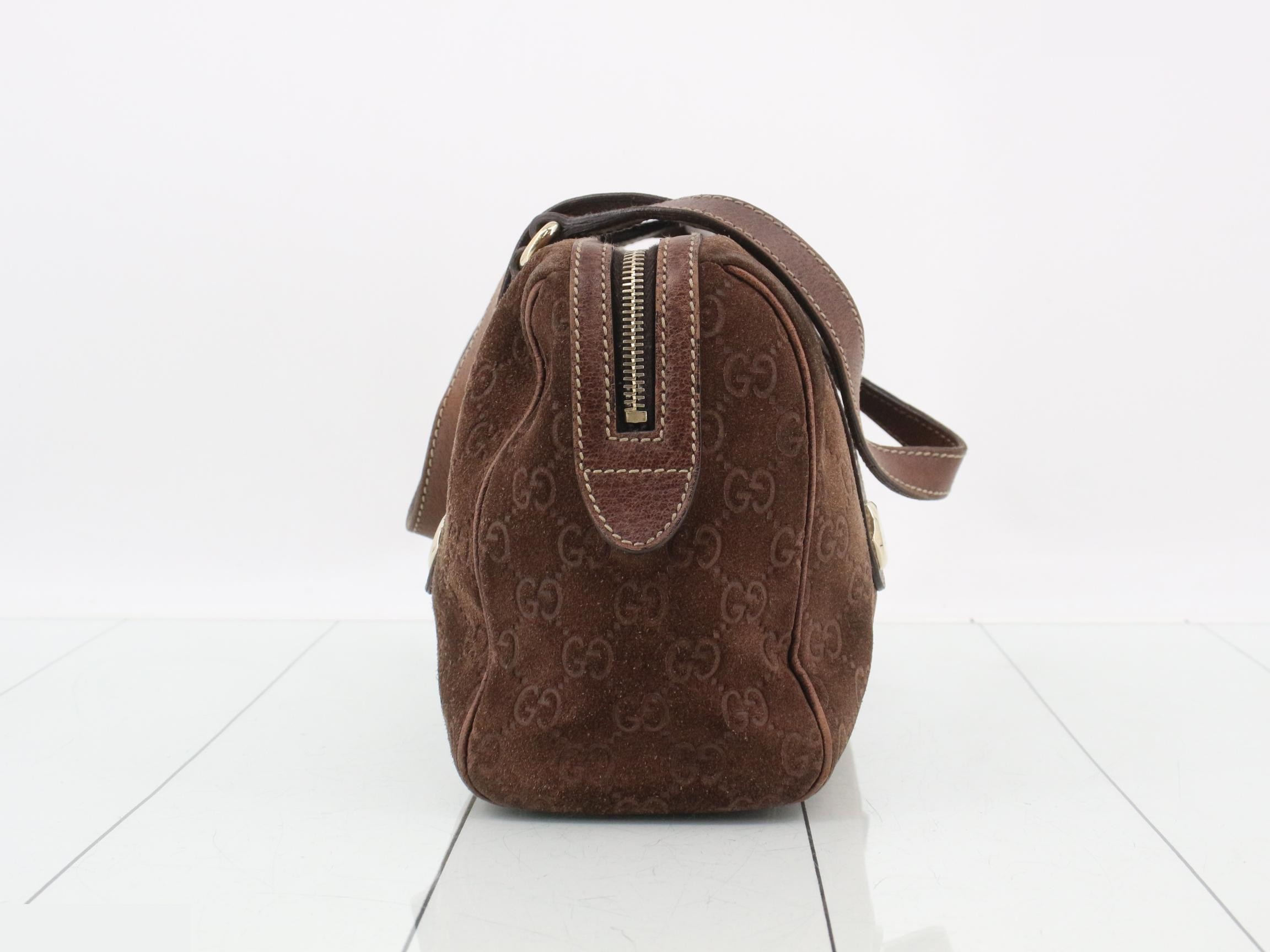 Suede Mini Boston Bag — view 3