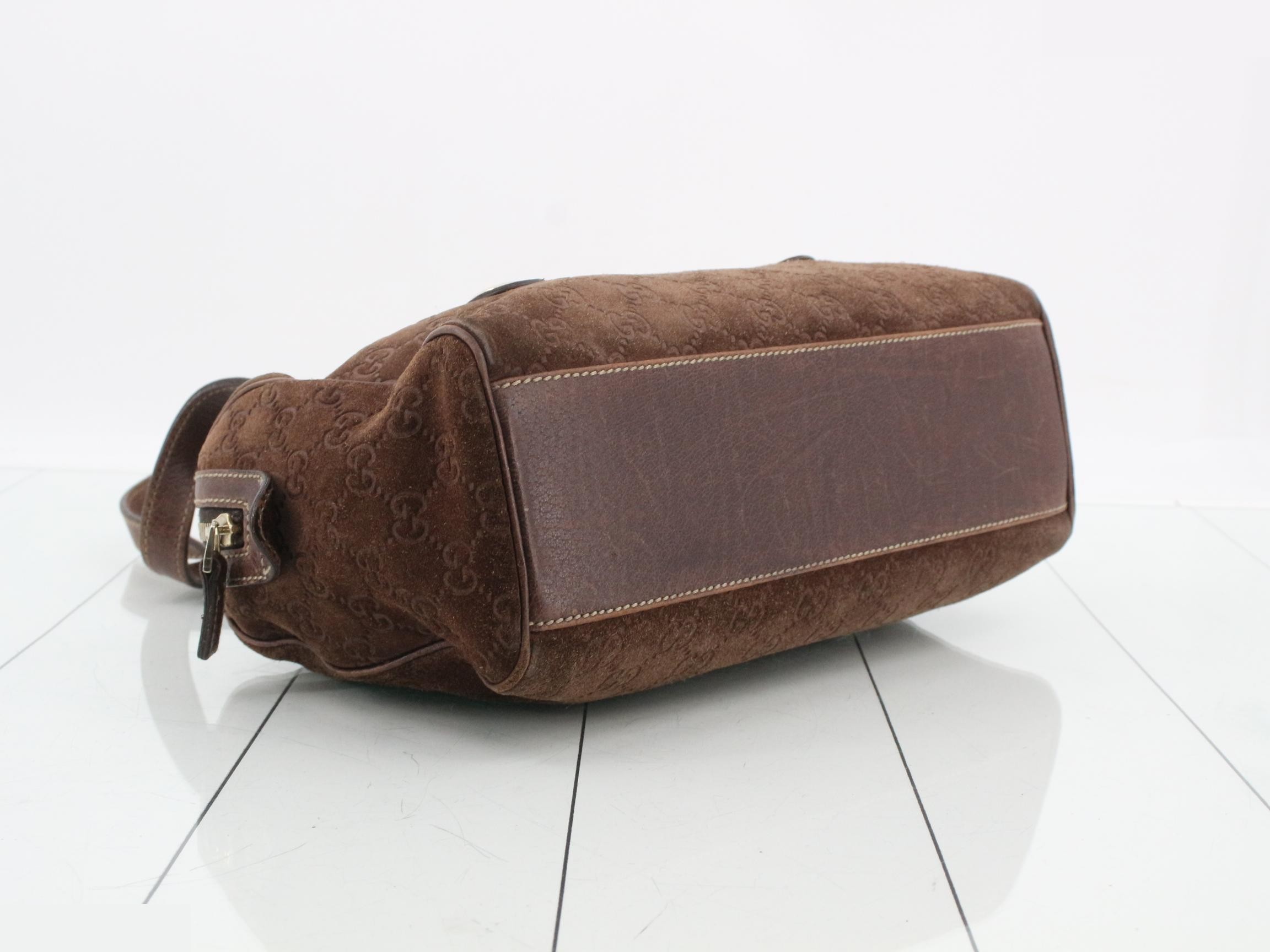 Suede Mini Boston Bag — view 5