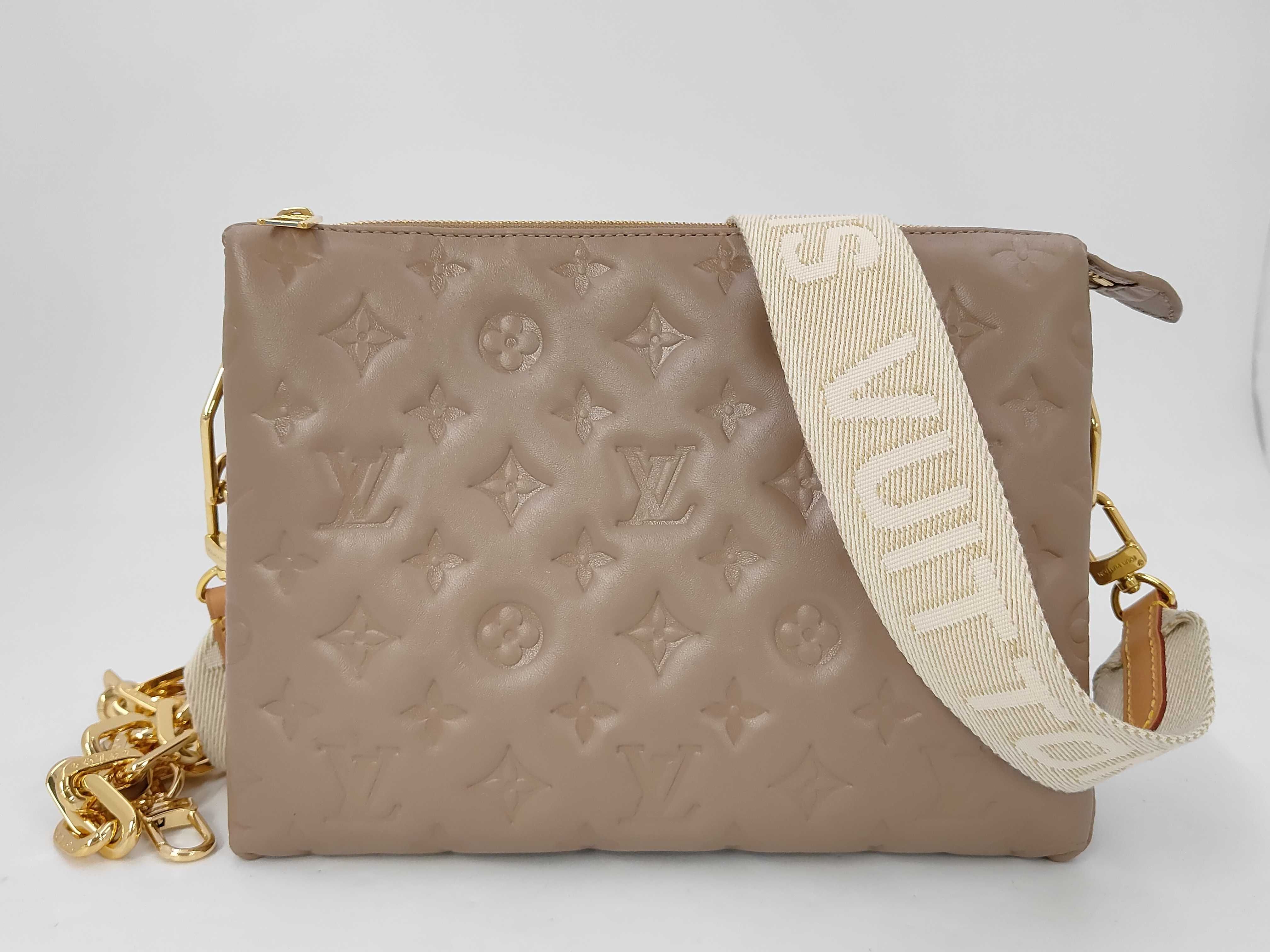 Lambskin Monogram Coussin Shoulder Bag