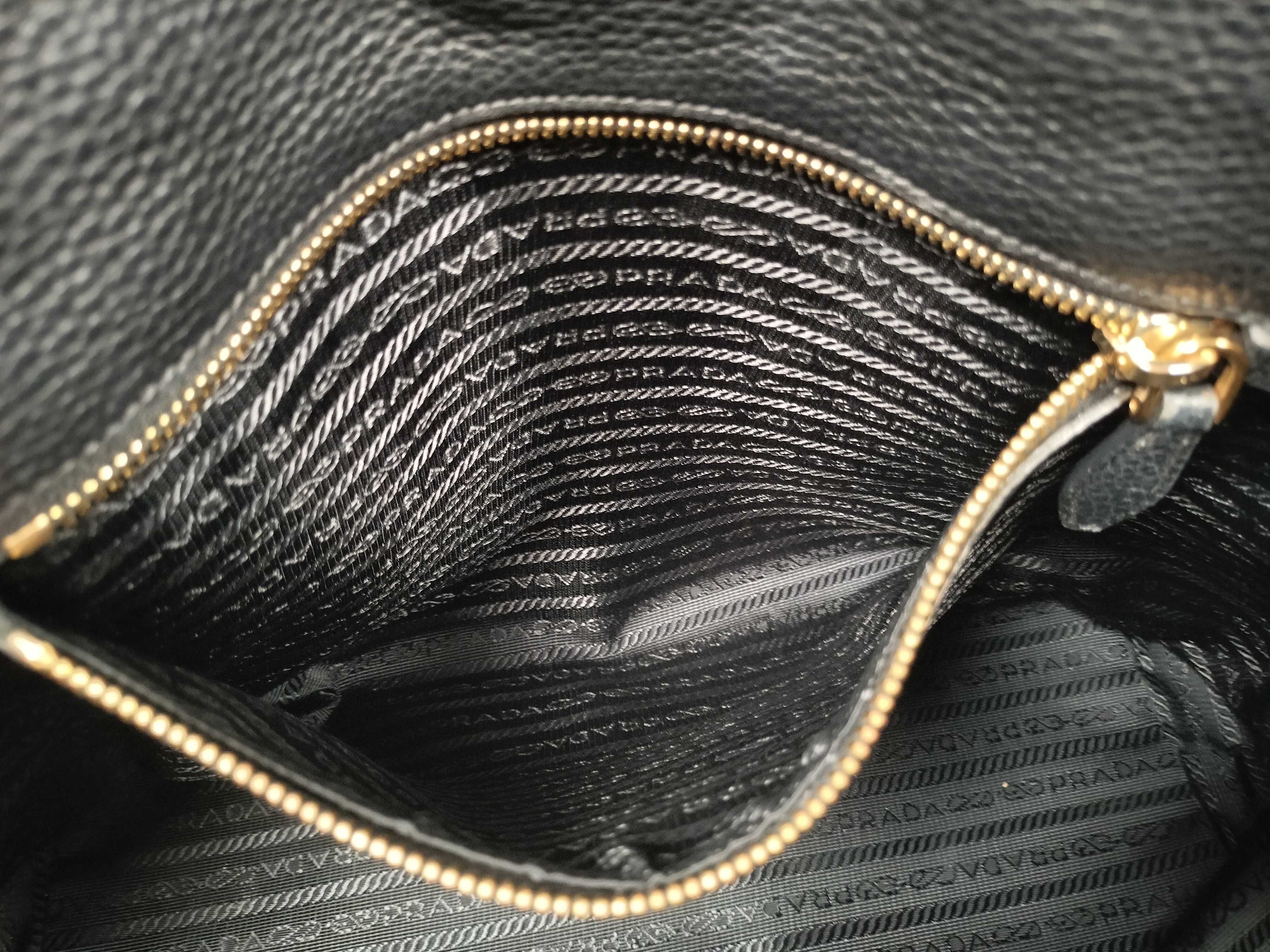 Canapa Logo All-Leather Tote Bag, Black — view 10
