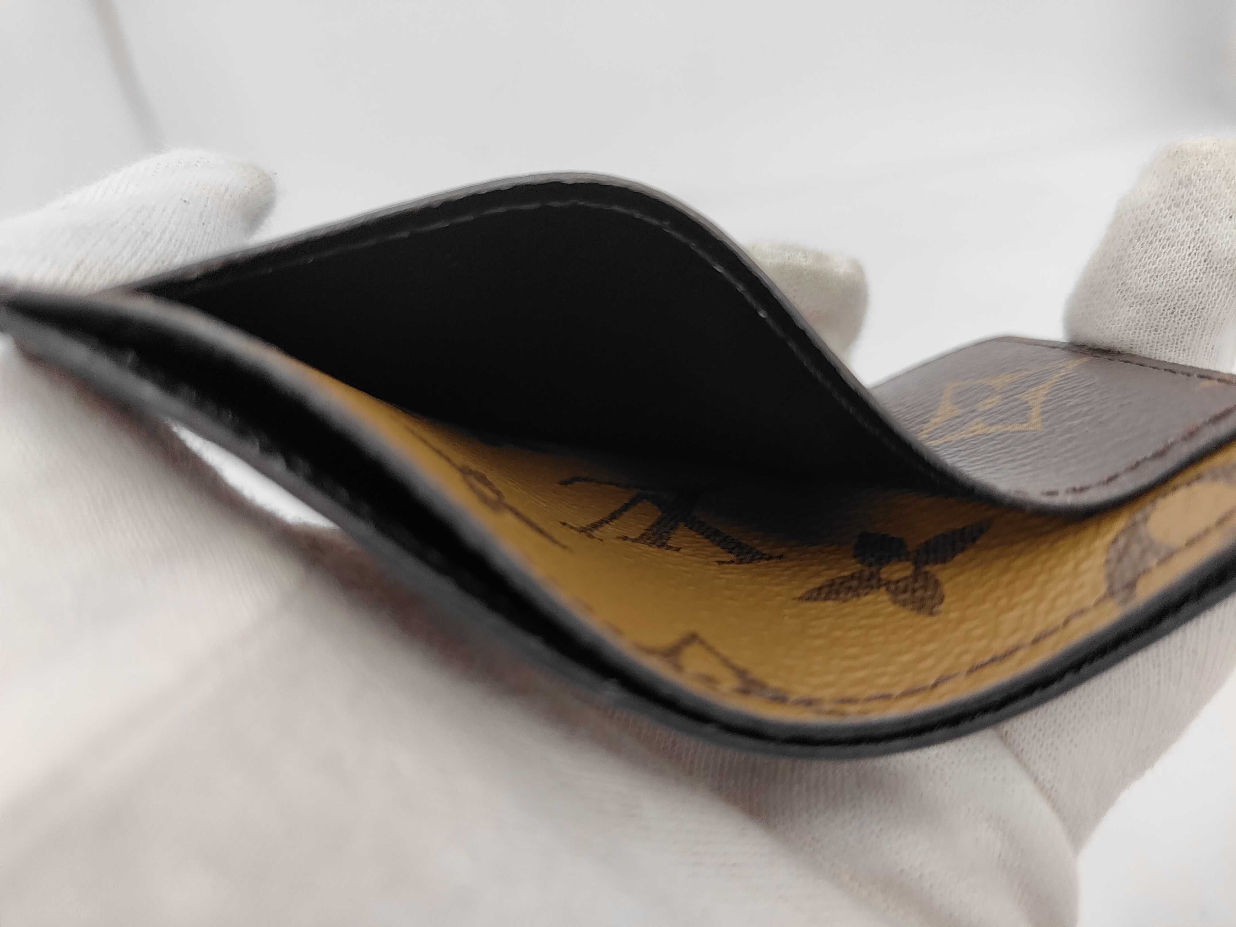 Monogram Reverse Porte Cartes Simple M69161 Card Case — view 4