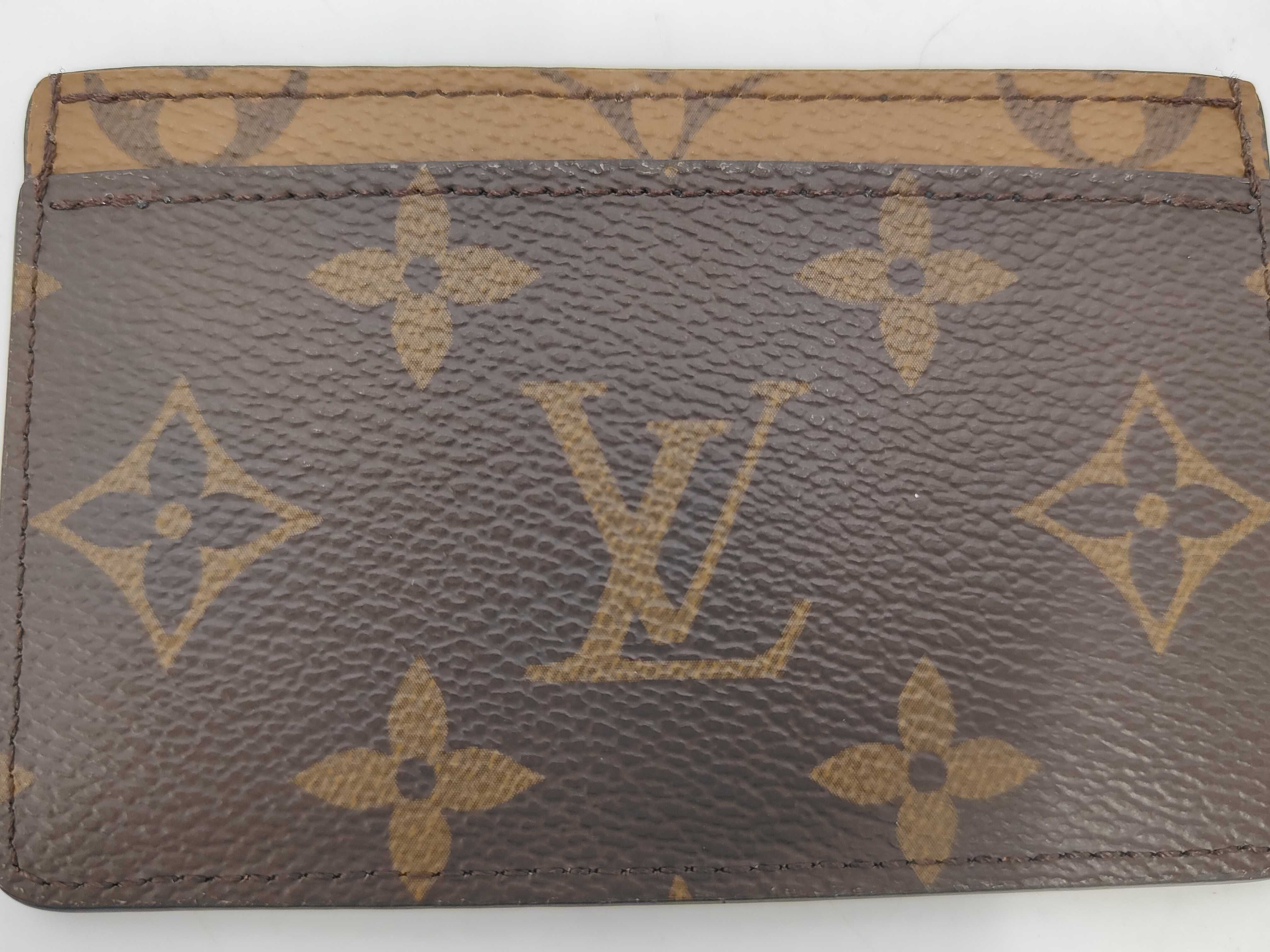 Monogram Reverse Porte Cartes Simple M69161 Card Case — view 6