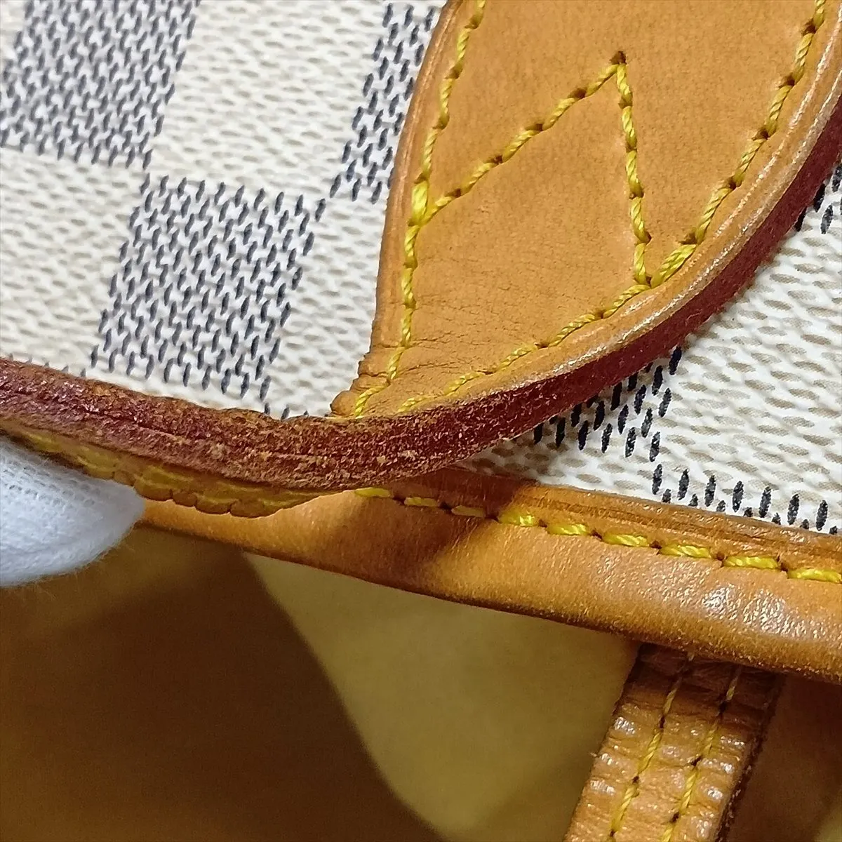 Damier Azur Neverfull GM N51108 TJ4173 White — view 12