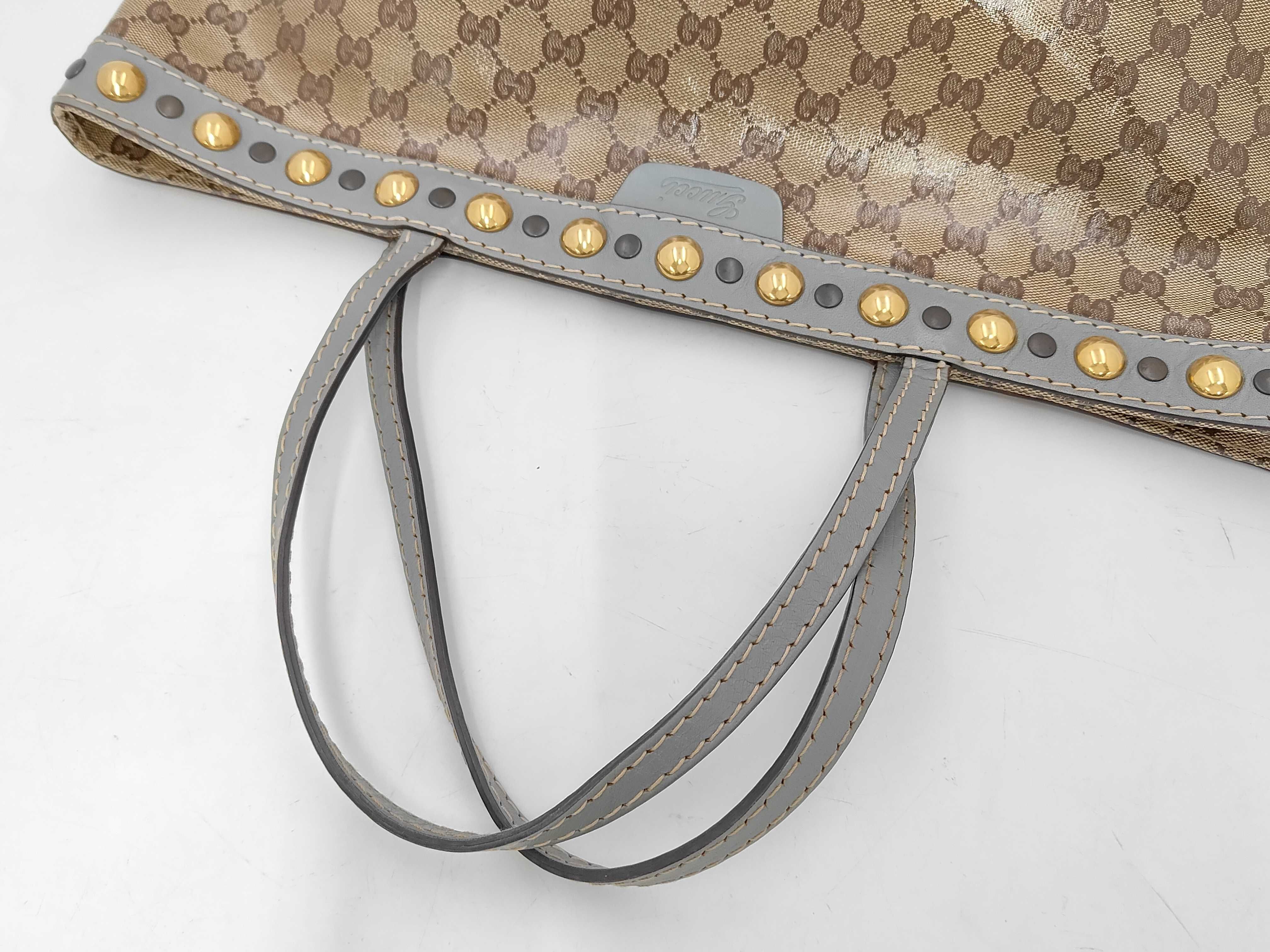 Studded Tote Bag GG Crystal PVC 207291 Tote Bag — view 3