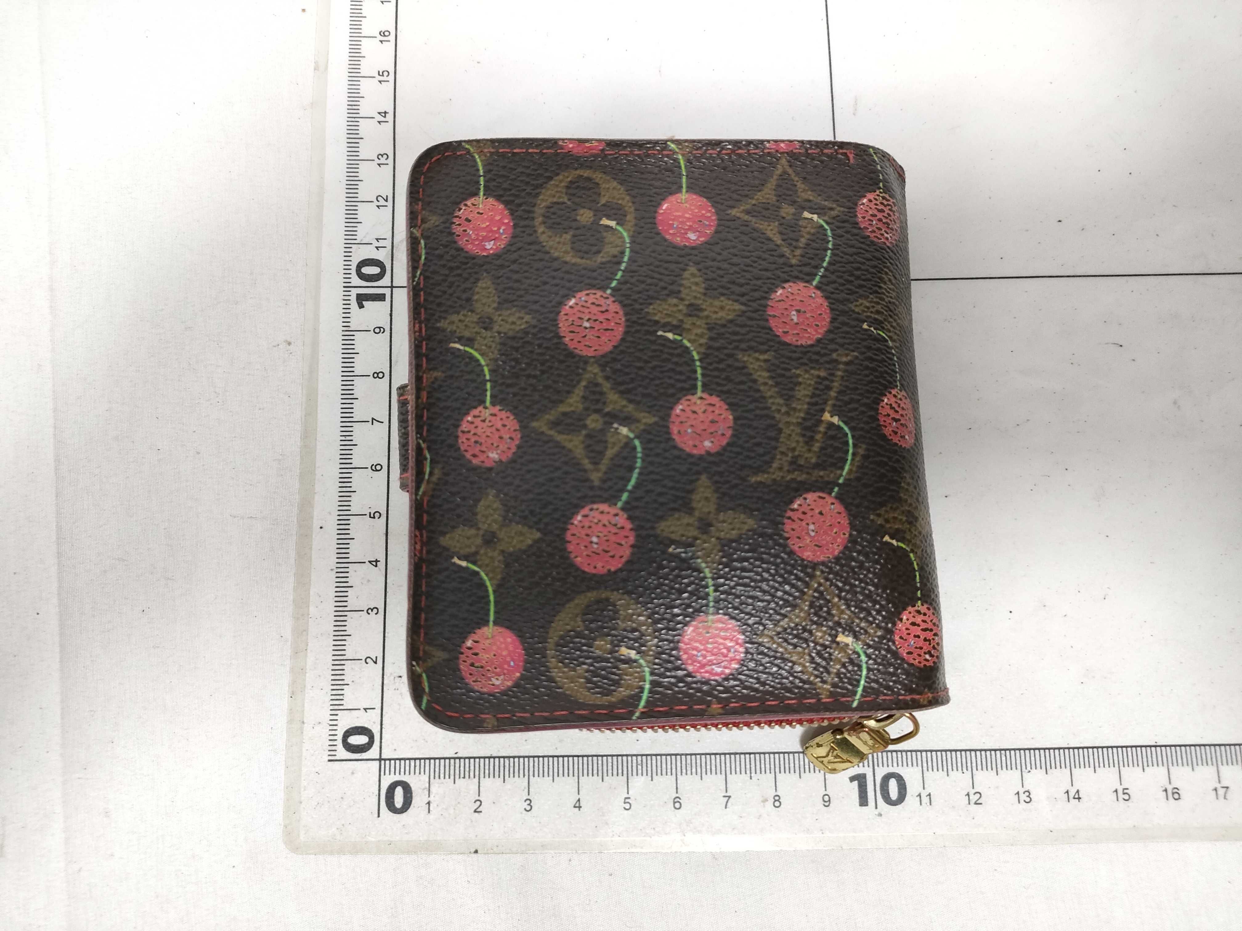 Monogram Cherry Compact Zip Wallet (IY4297) — view 2