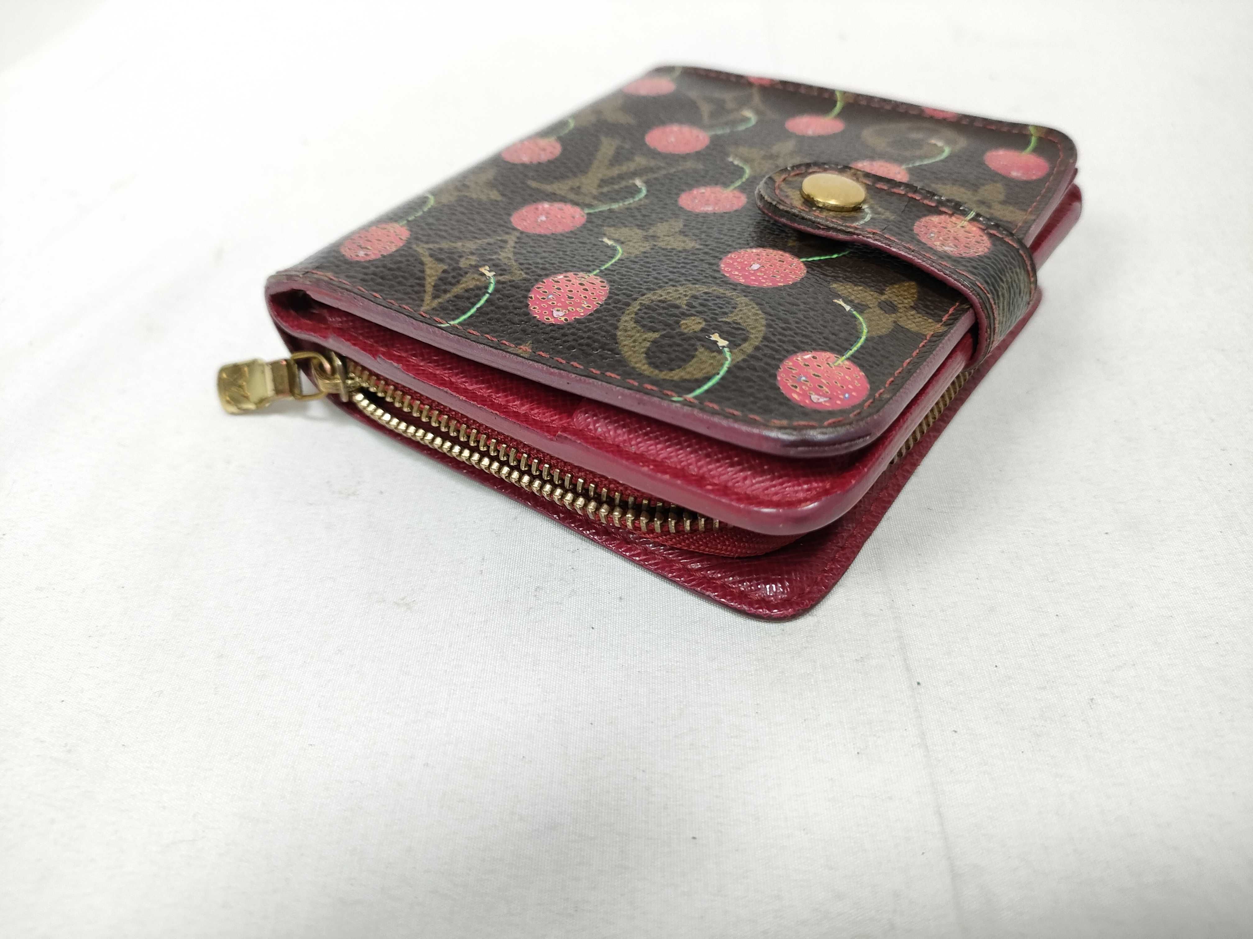 Monogram Cherry Compact Zip Wallet (IY4297) — view 3
