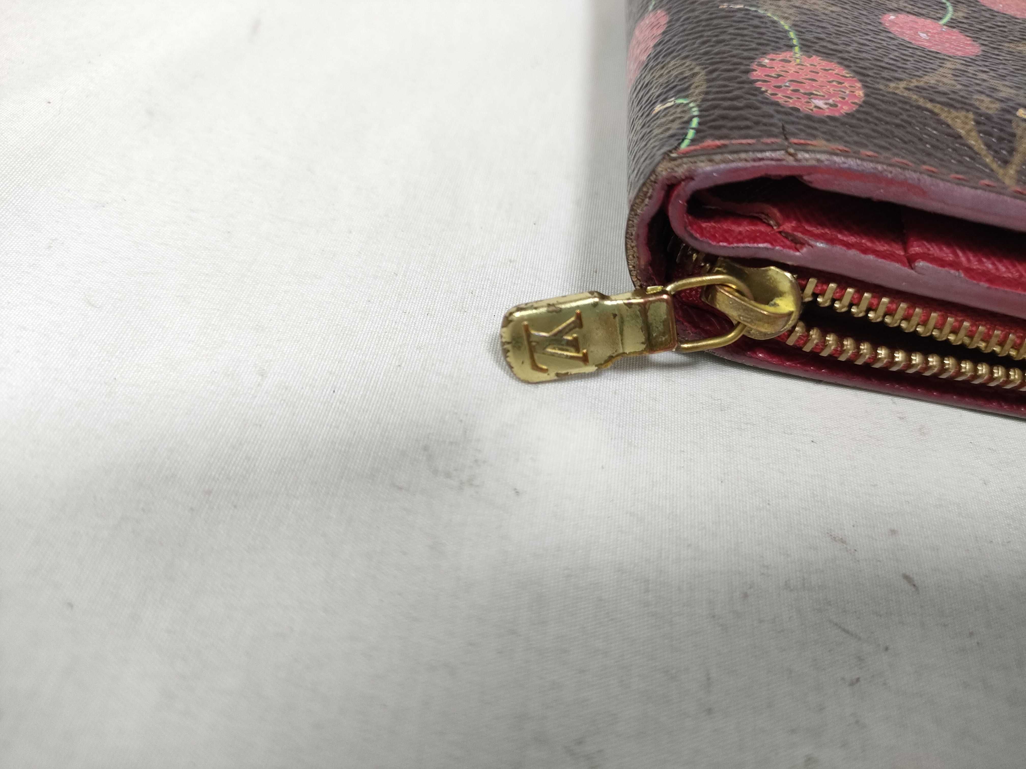 Monogram Cherry Compact Zip Wallet (IY4297) — view 5