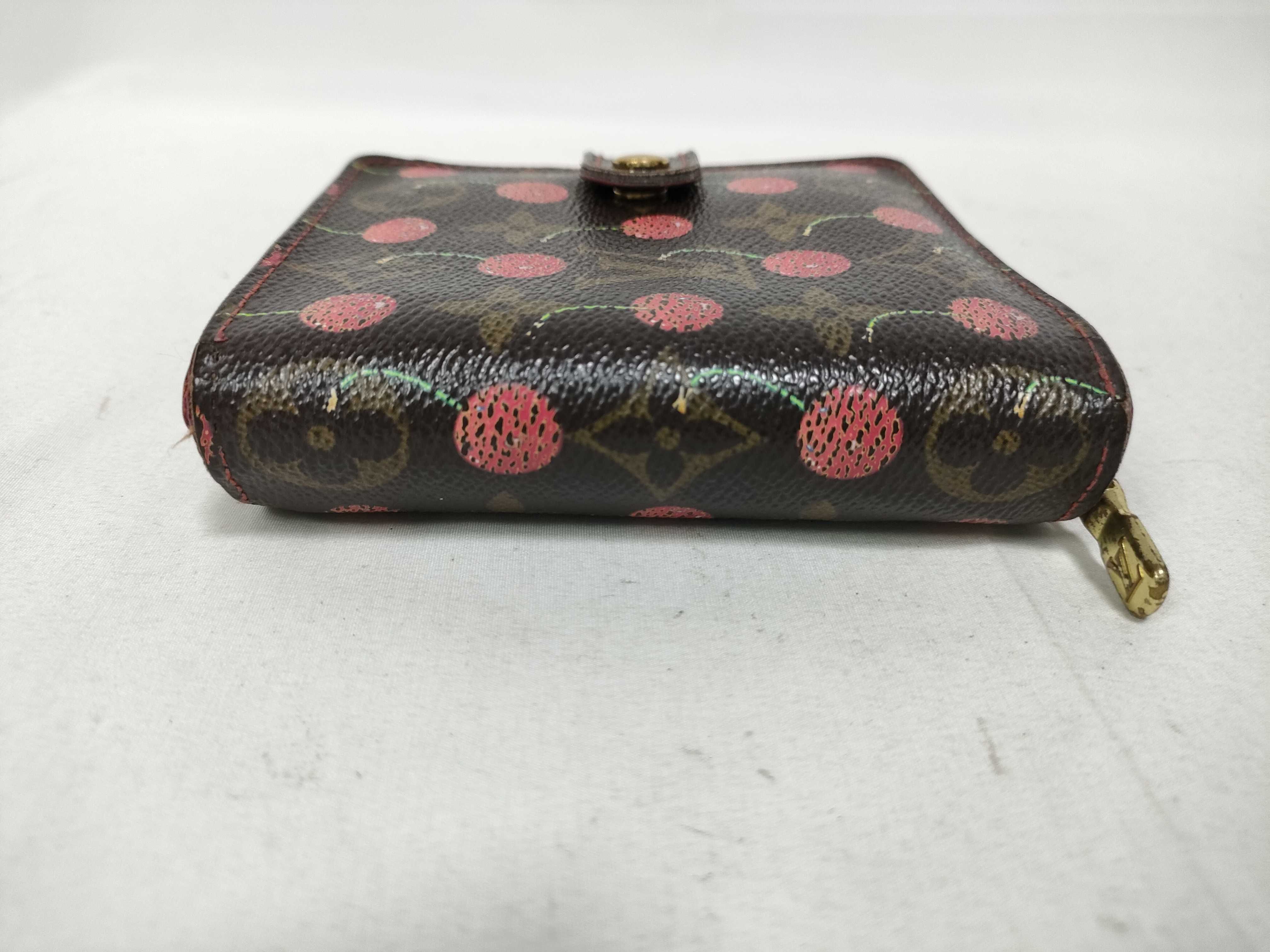 Monogram Cherry Compact Zip Wallet (IY4297) — view 7