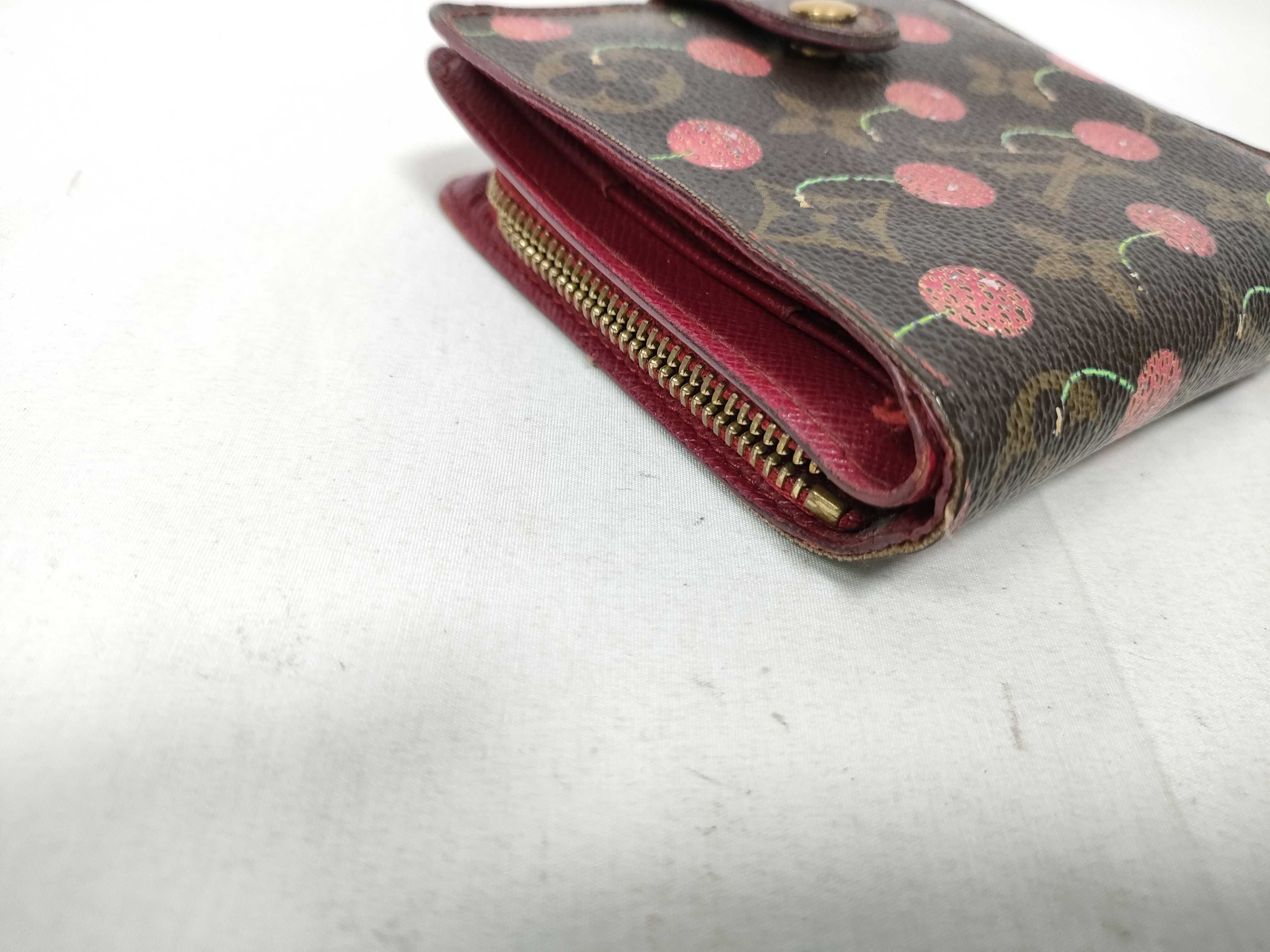Monogram Cherry Compact Zip Wallet (IY4297) — view 8