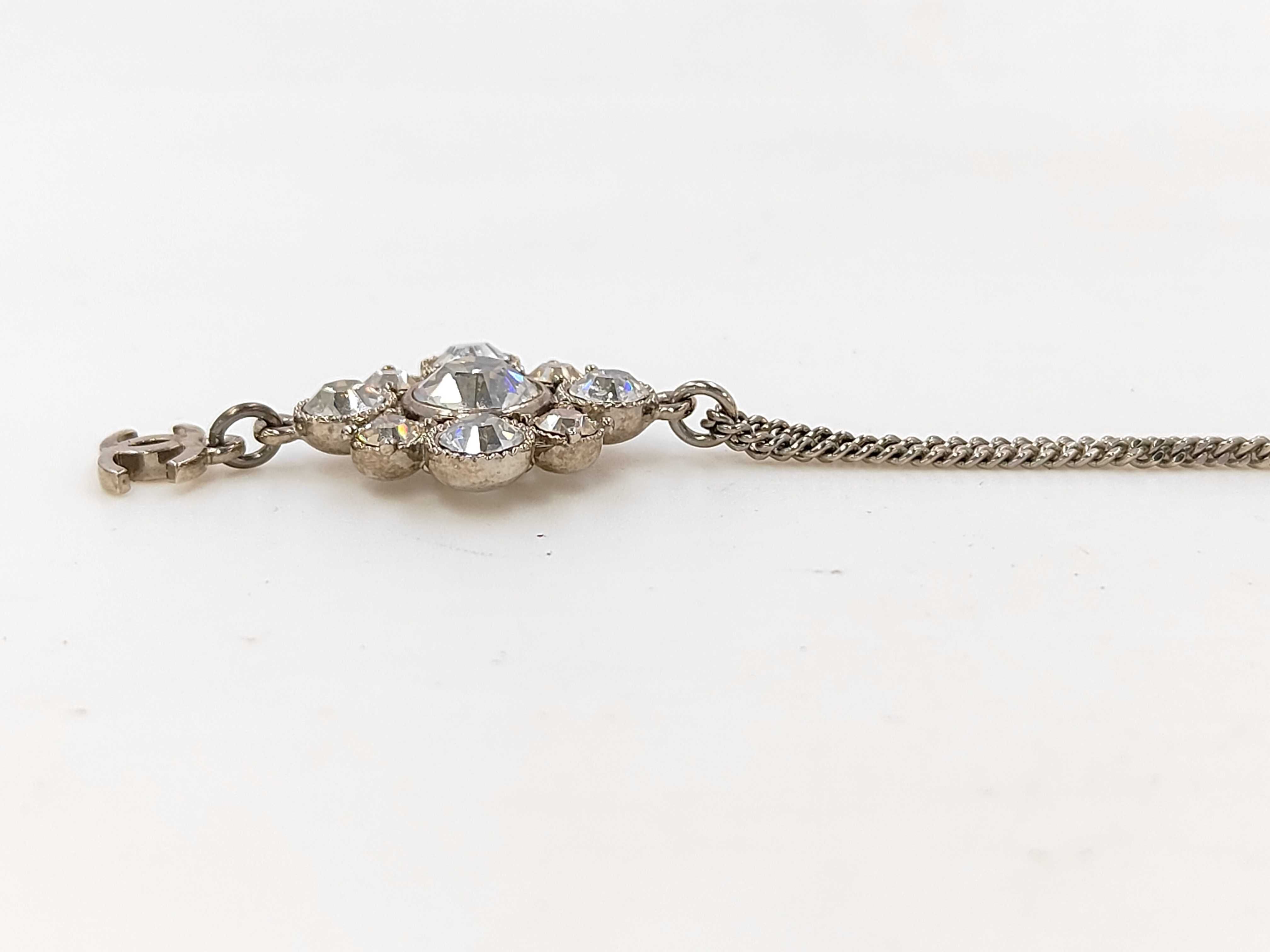 Coco Mark Necklace GP x Rhinestone 09V Necklace — view 2