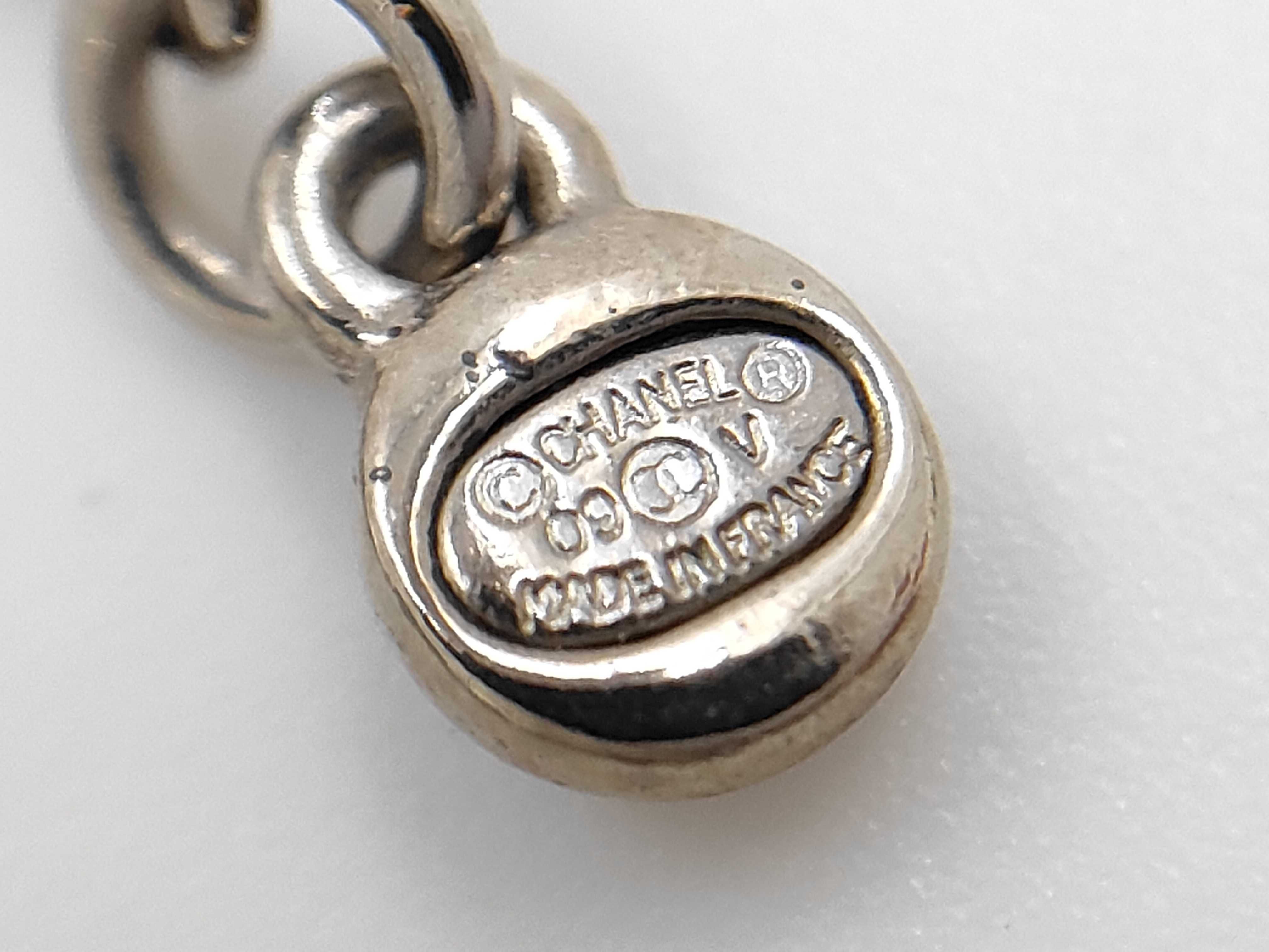 Coco Mark Necklace GP x Rhinestone 09V Necklace — view 5