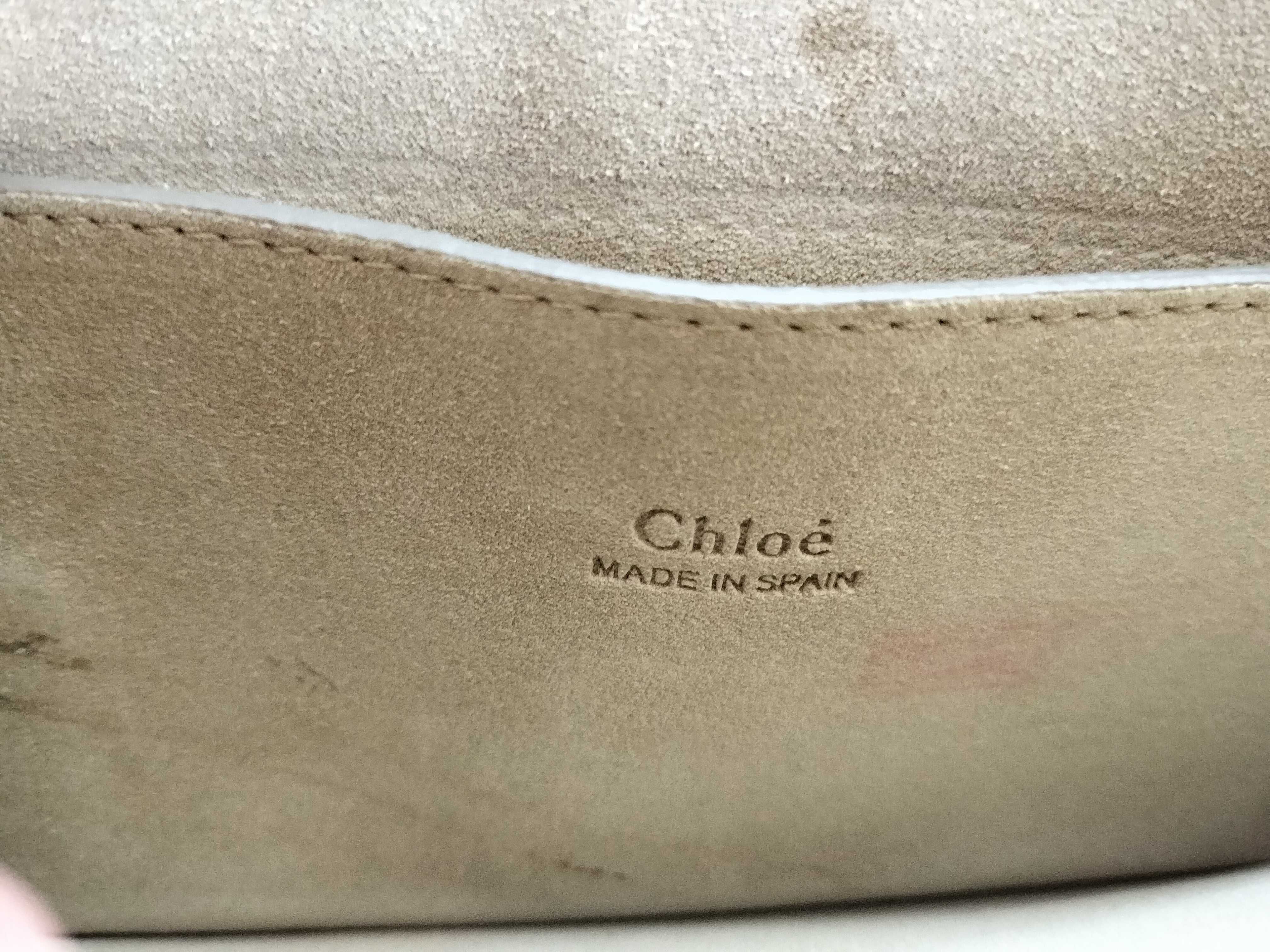Faye Pink x Beige Suede & Leather Shoulder Bag — view 11