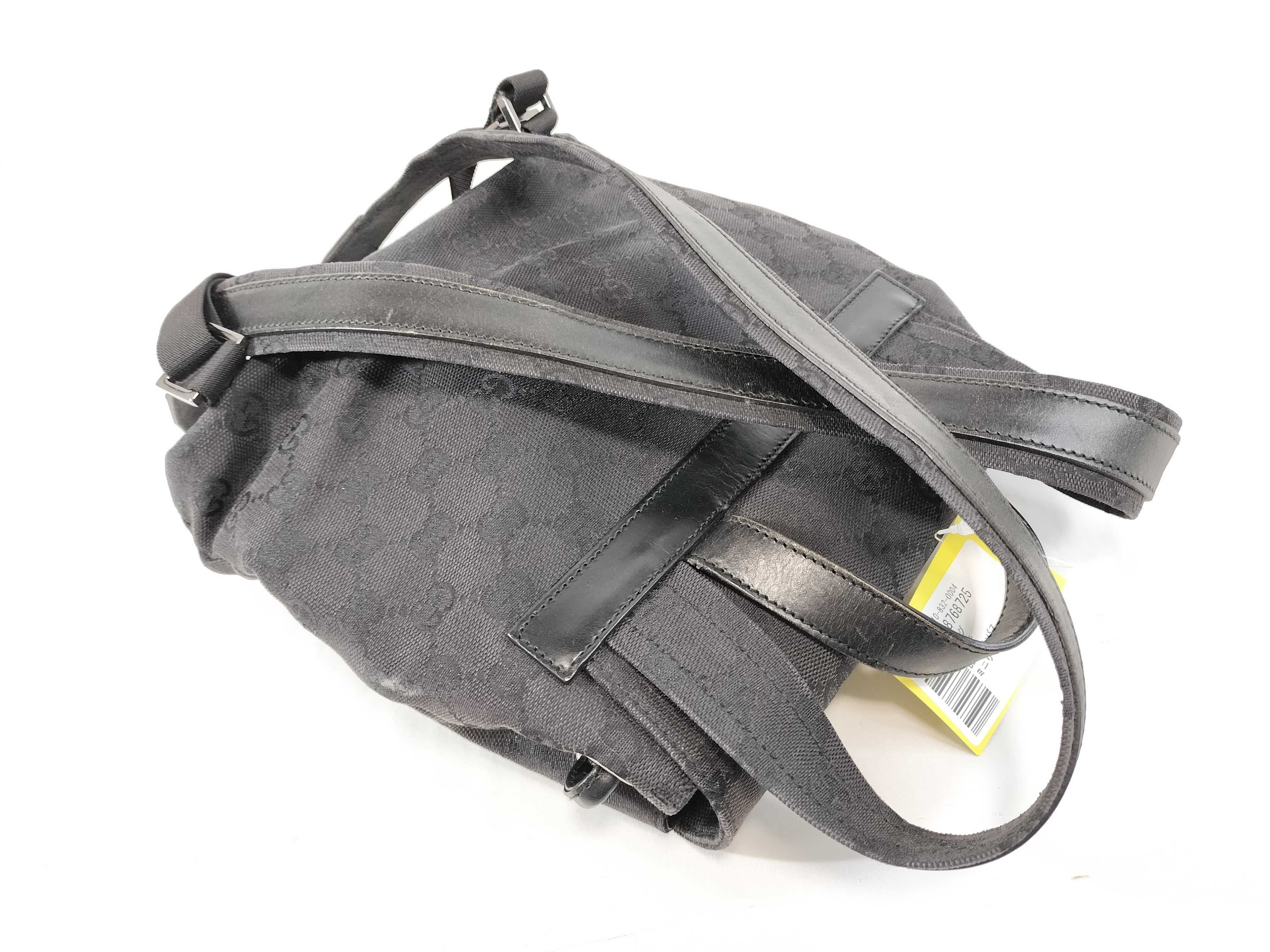GG Canvas Mini Backpack, Black — view 3