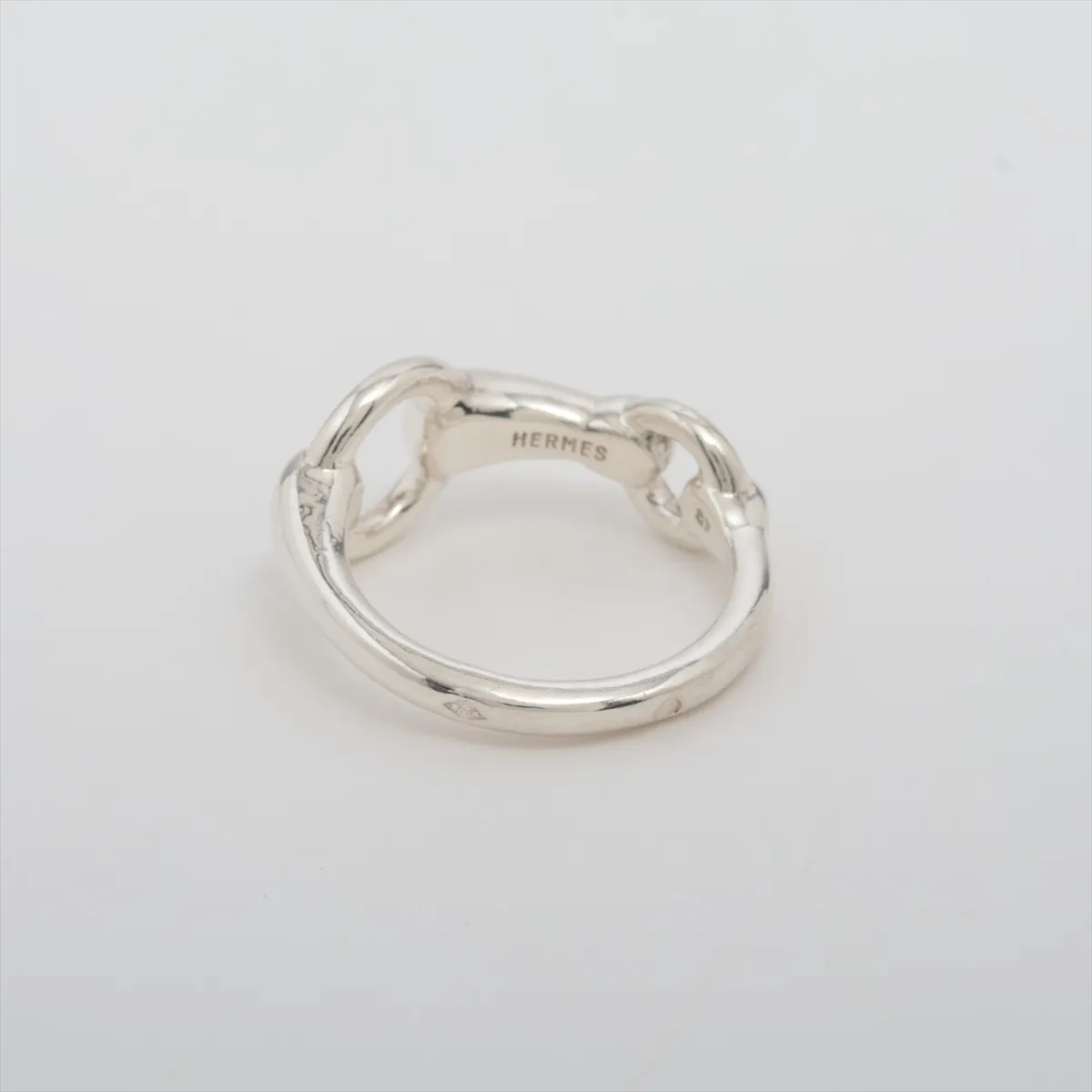 Horsebit Ring, Size 49, 925 Sterling Silver, 4.0g, — view 2