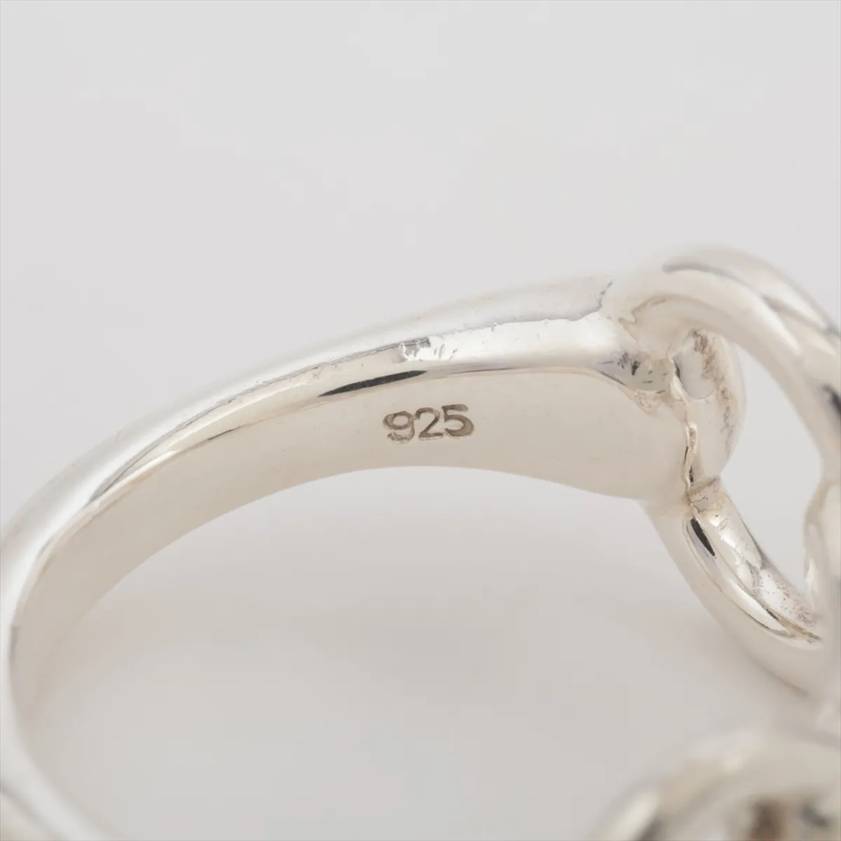 Horsebit Ring, Size 49, 925 Sterling Silver, 4.0g, — view 3