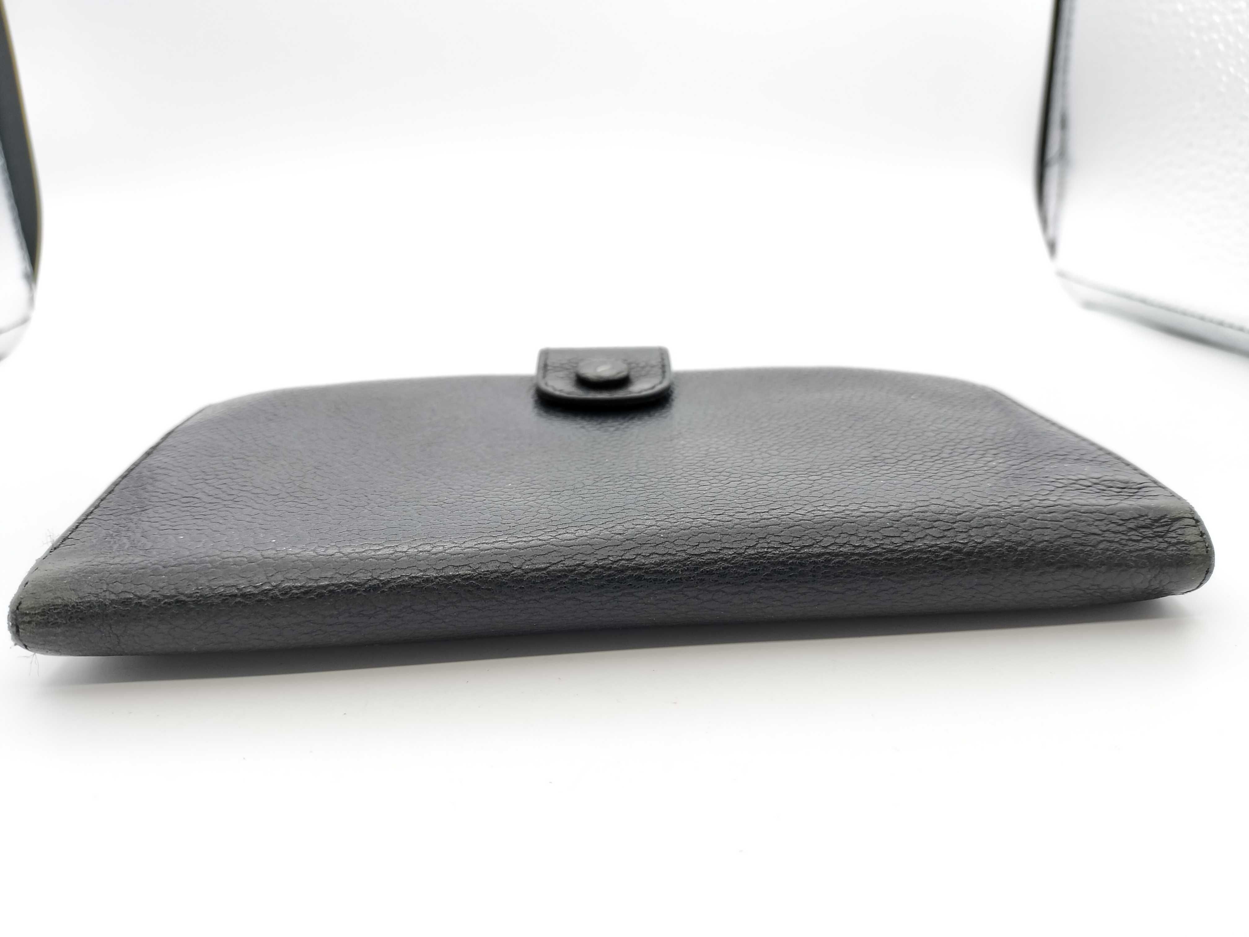 Caviar Skin Coco Snap Folding Wallet — view 3