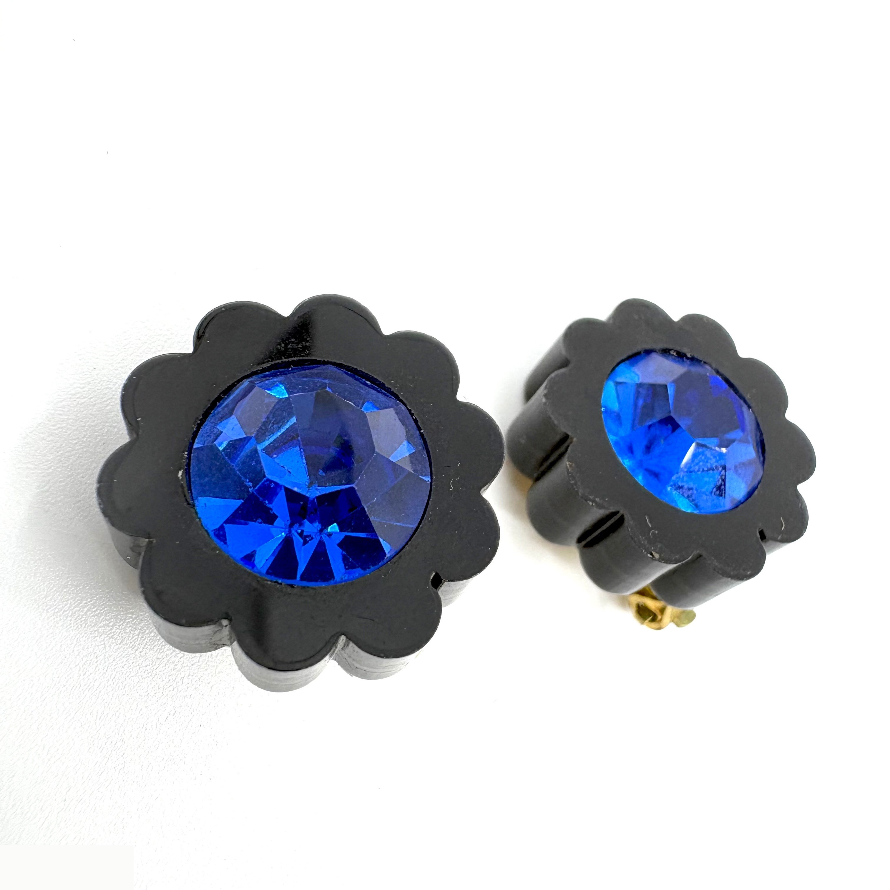 95P Flower Bijou (Precious Metal) Earrings — view 2
