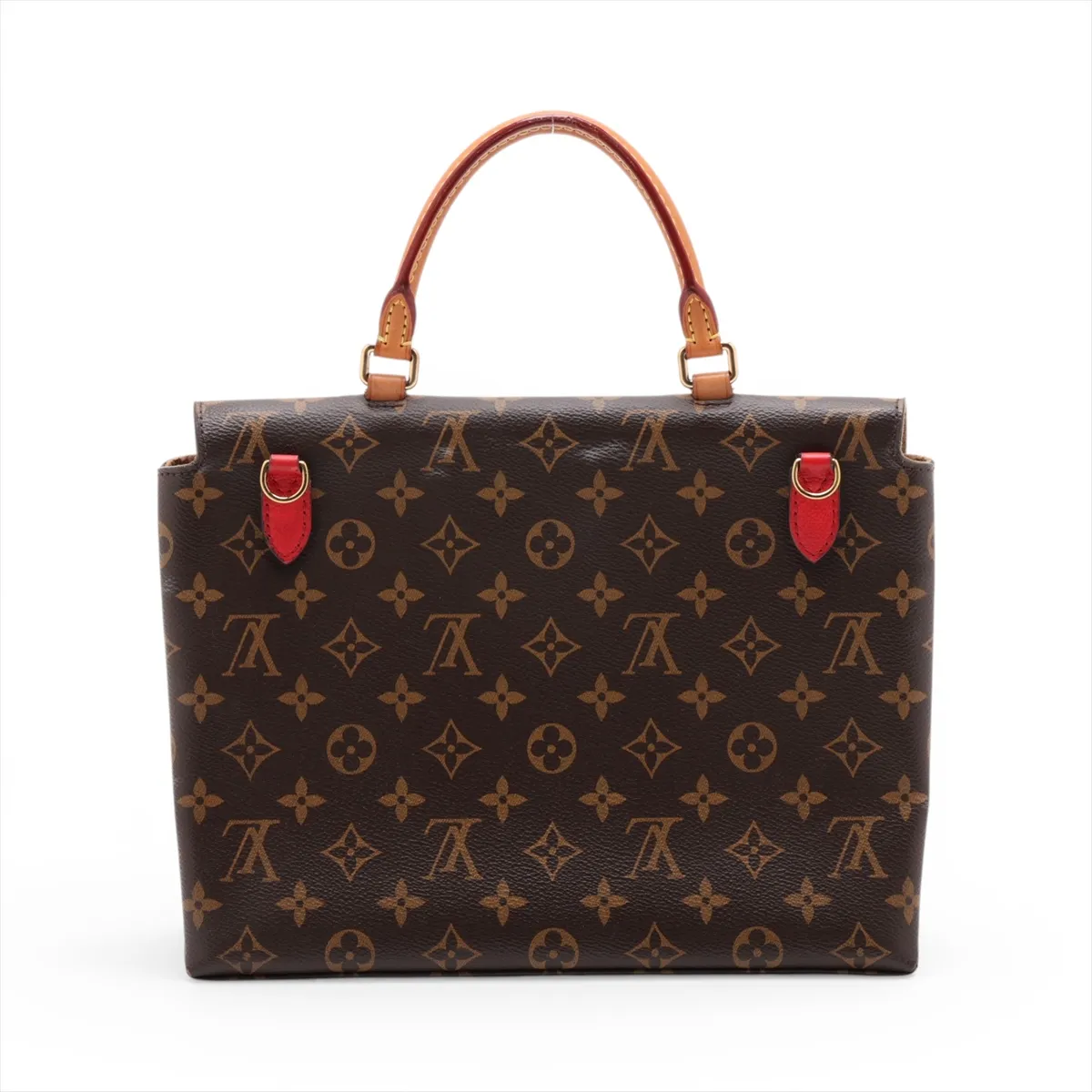 Monogram x Leather Marignan M44286 FL3118 Brown x Red (RFID detected) — view 2