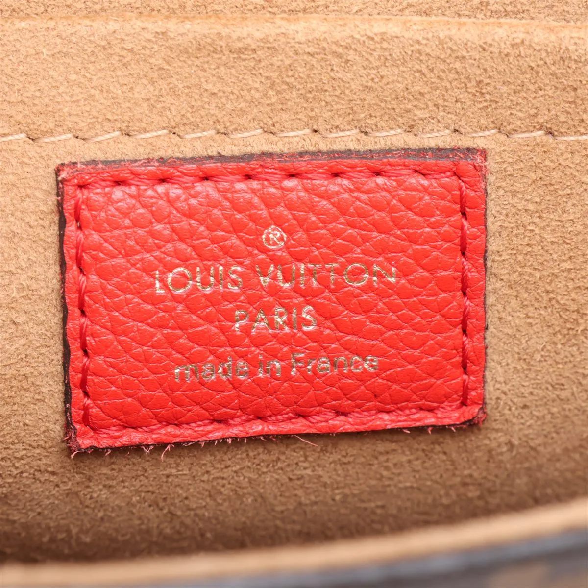 Monogram x Leather Marignan M44286 FL3118 Brown x Red (RFID detected) — view 11