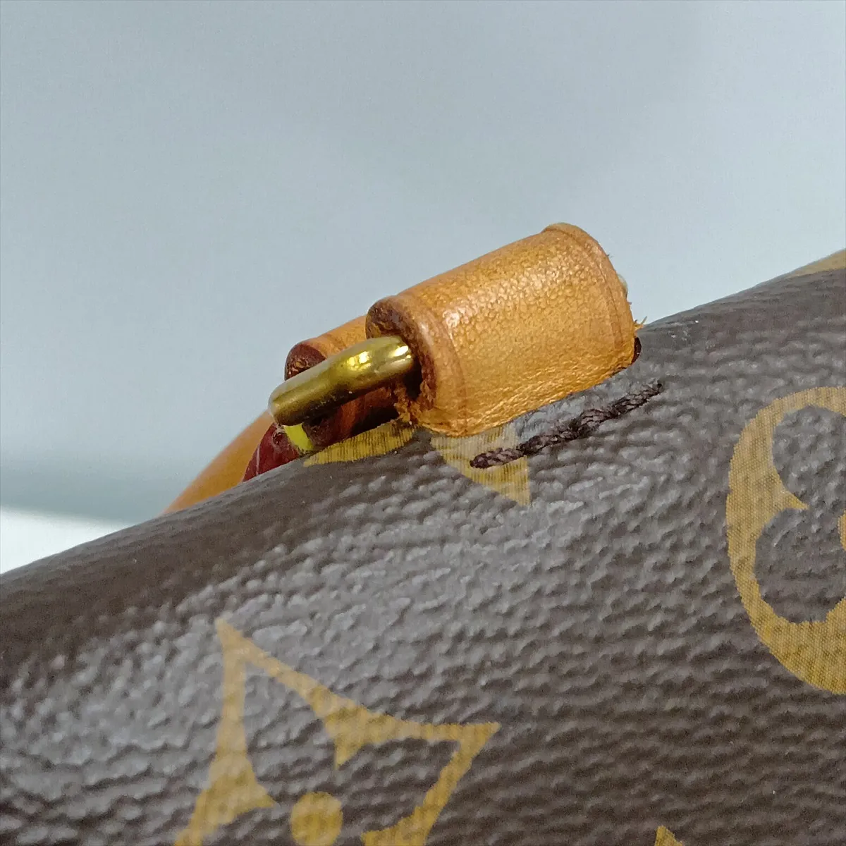 Monogram x Leather Marignan M44286 FL3118 Brown x Red (RFID detected) — view 13
