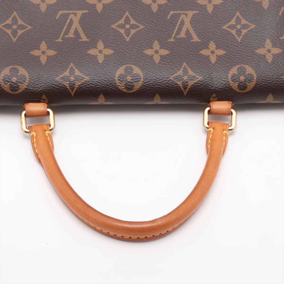 Monogram x Leather Marignan M44286 FL3118 Brown x Red (RFID detected) — view 5