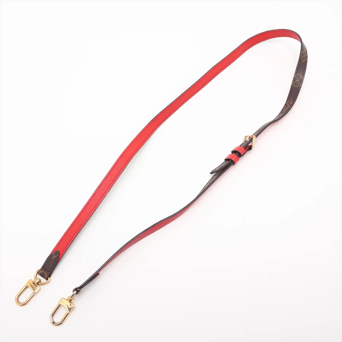 Monogram x Leather Marignan M44286 FL3118 Brown x Red (RFID detected) — view 7