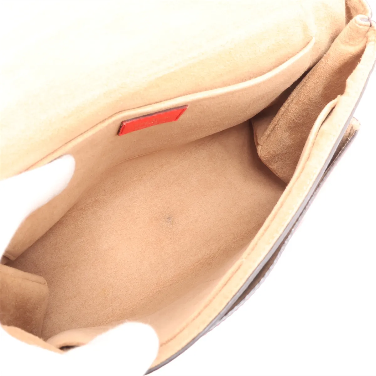 Monogram x Leather Marignan M44286 FL3118 Brown x Red (RFID detected) — view 8