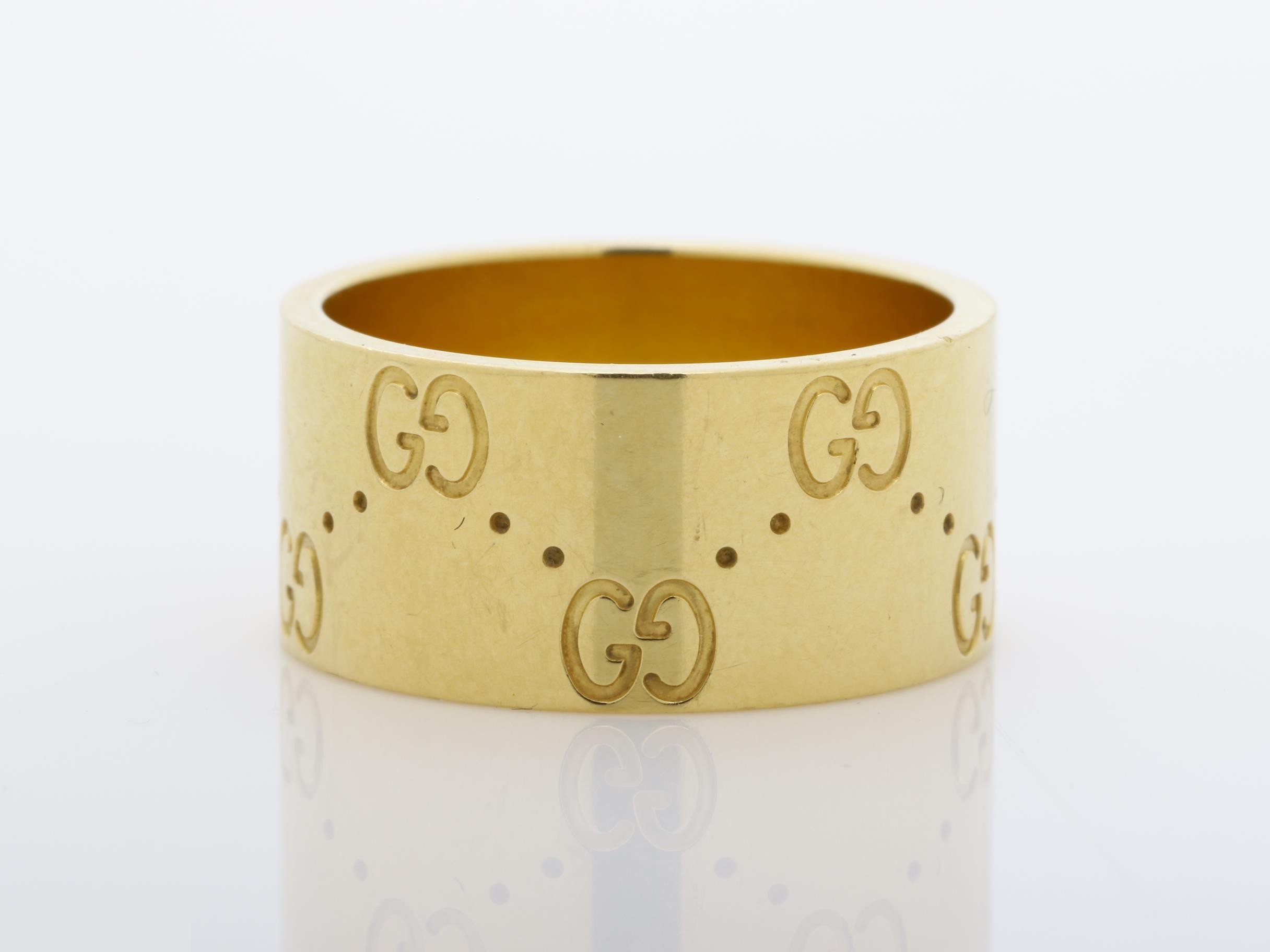 K18YG Ring, Icon, 9.1g, Size #12