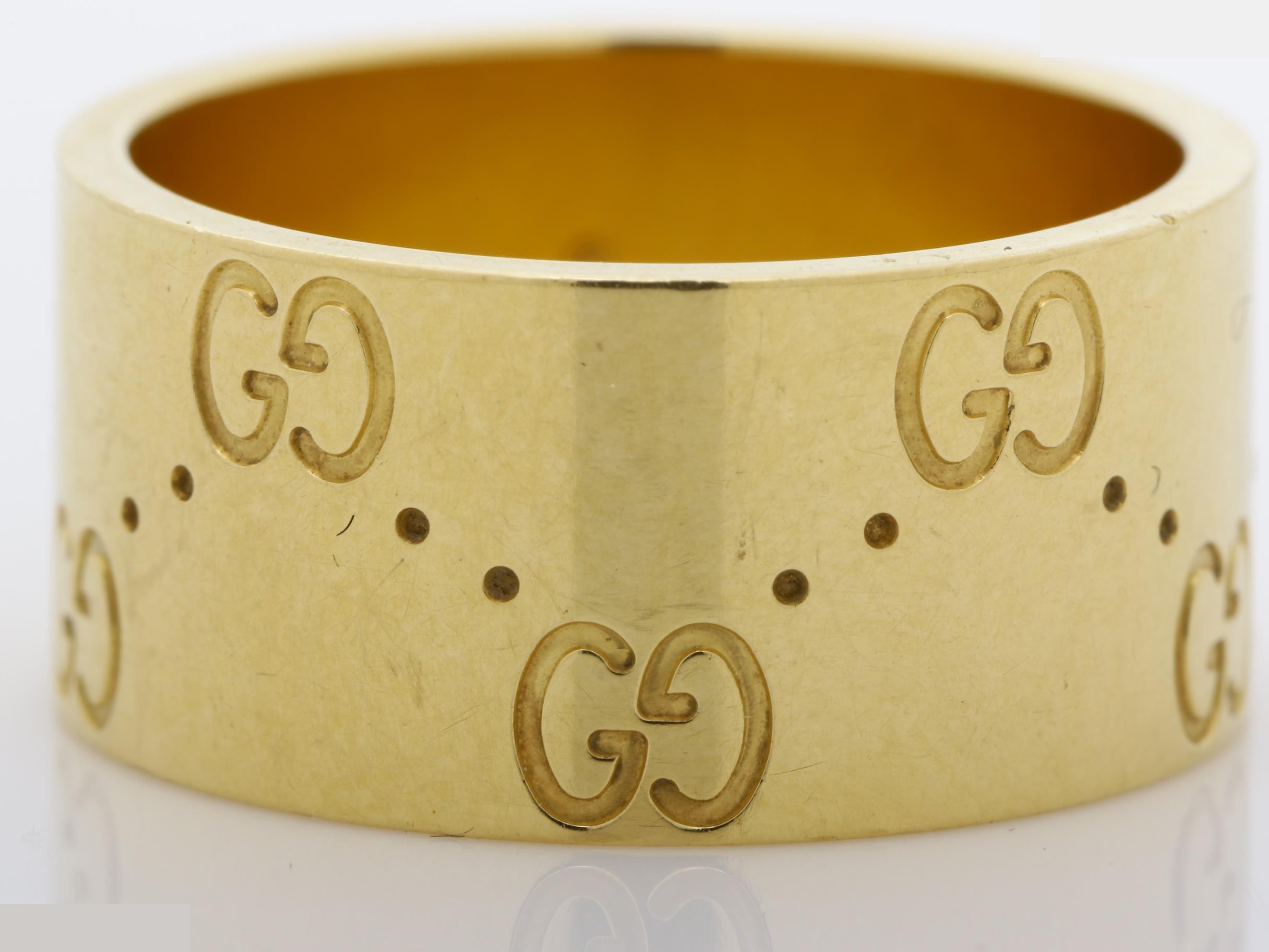 K18YG Ring, Icon, 9.1g, Size #12 — view 2