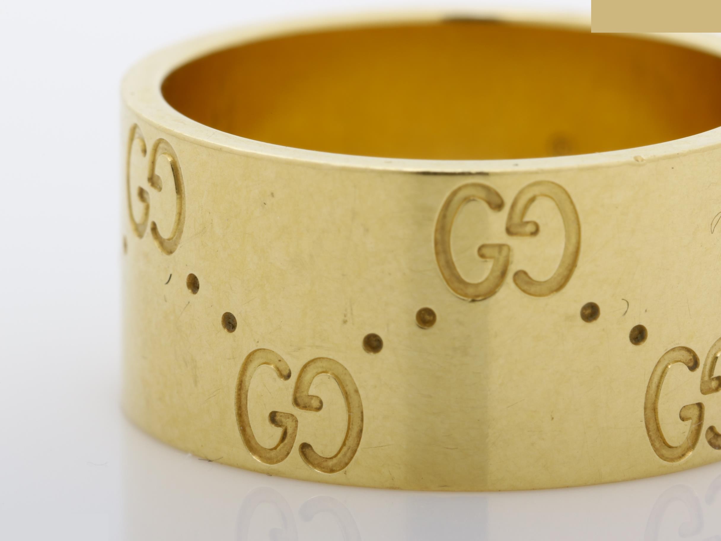 K18YG Ring, Icon, 9.1g, Size #12 — view 3