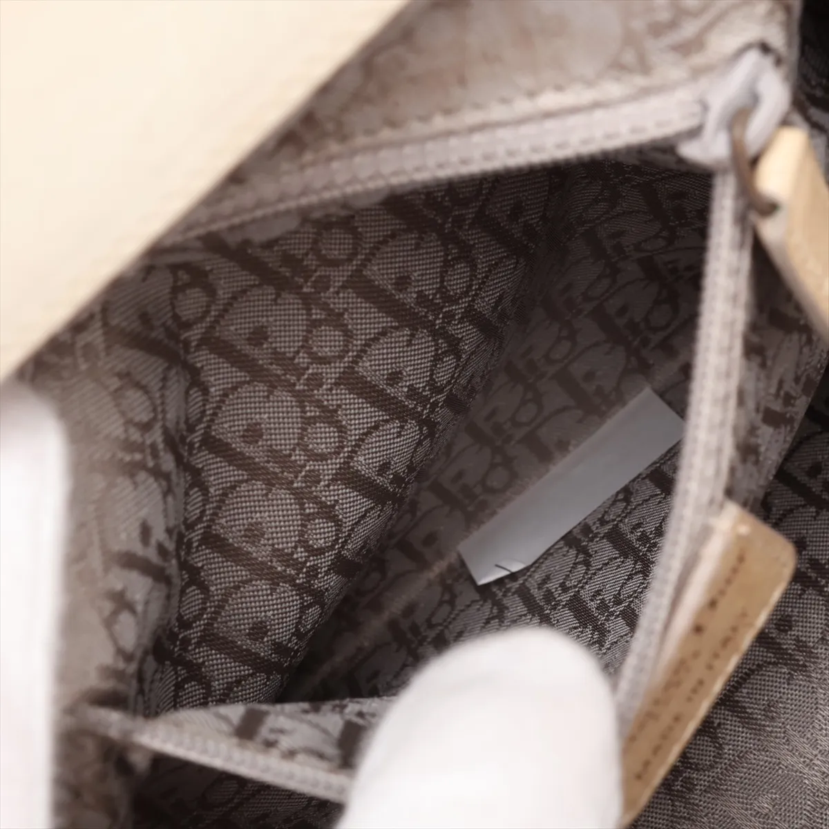 Jeanne Leather Chain Shoulder Bag, Beige — view 8