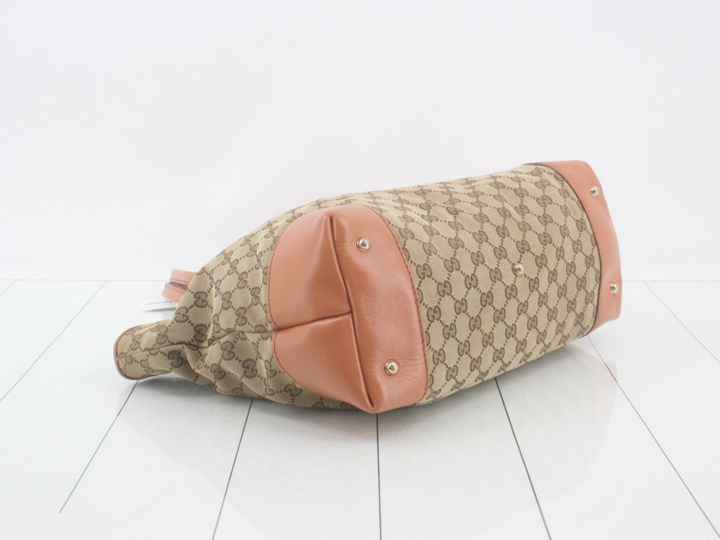 GG Supreme Heartbit Open Tote Bag, Beige — view 5