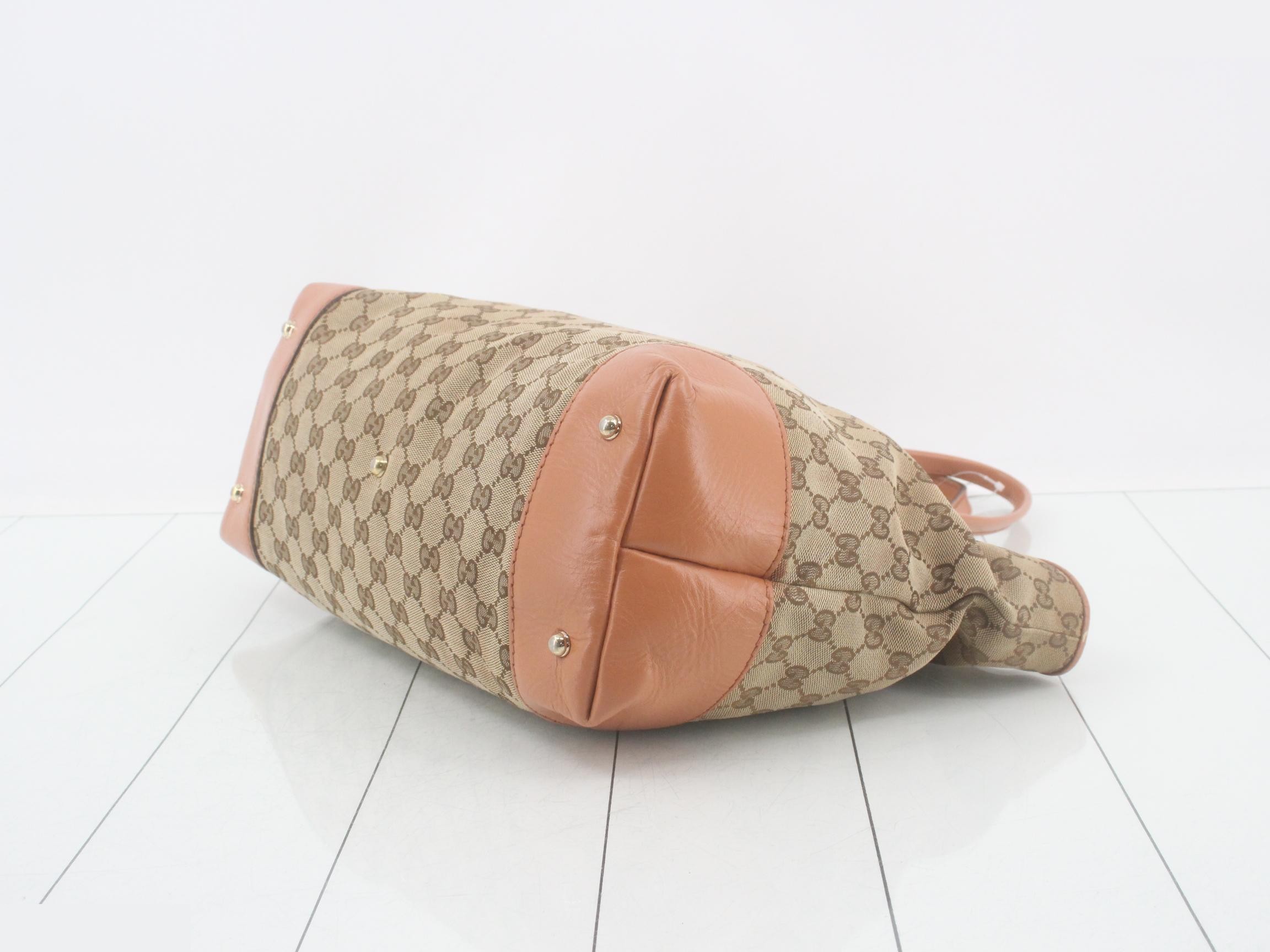 GG Supreme Heartbit Open Tote Bag, Beige — view 6