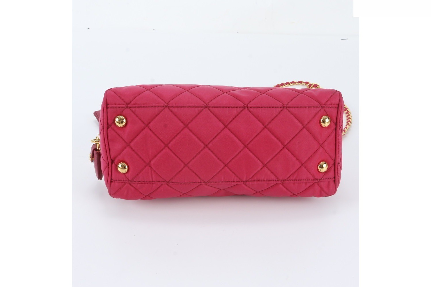Quilted Leather 2-Way Chain Shoulder Bag — view 4