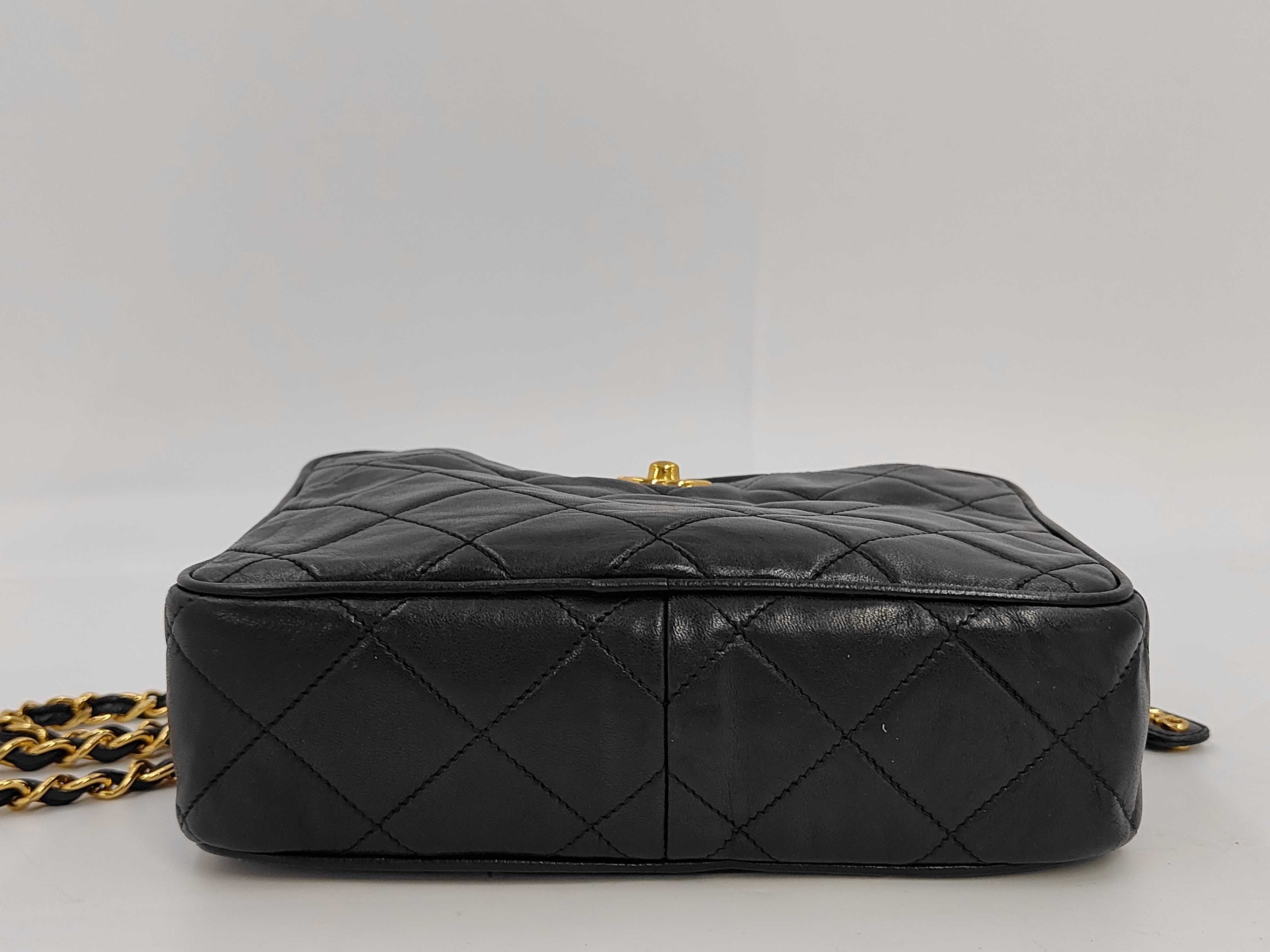 Matelassé Lambskin Chain Shoulder Bag (with original seal, serial number 4) — view 4