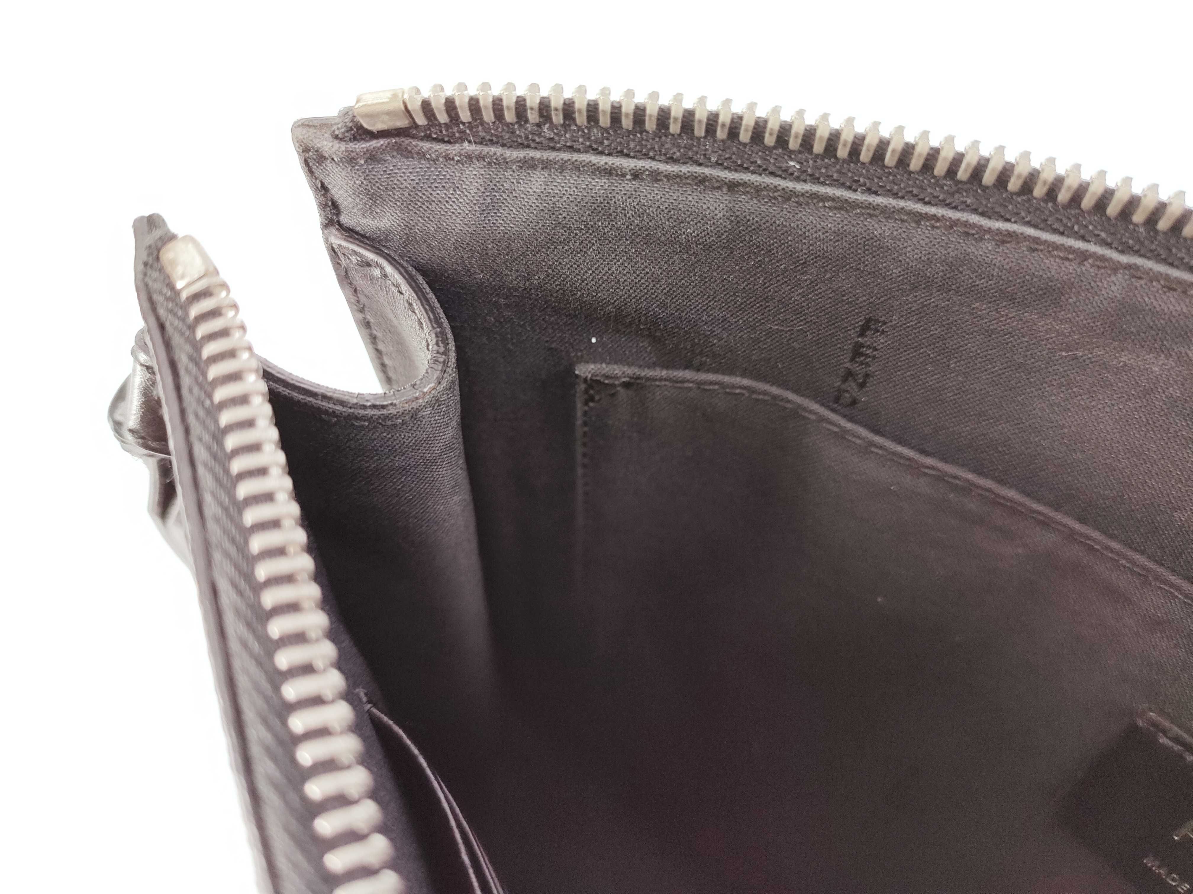 Zucca pattern Fendi Zucca Flat Slim Diagonal Clutch Bag — view 11