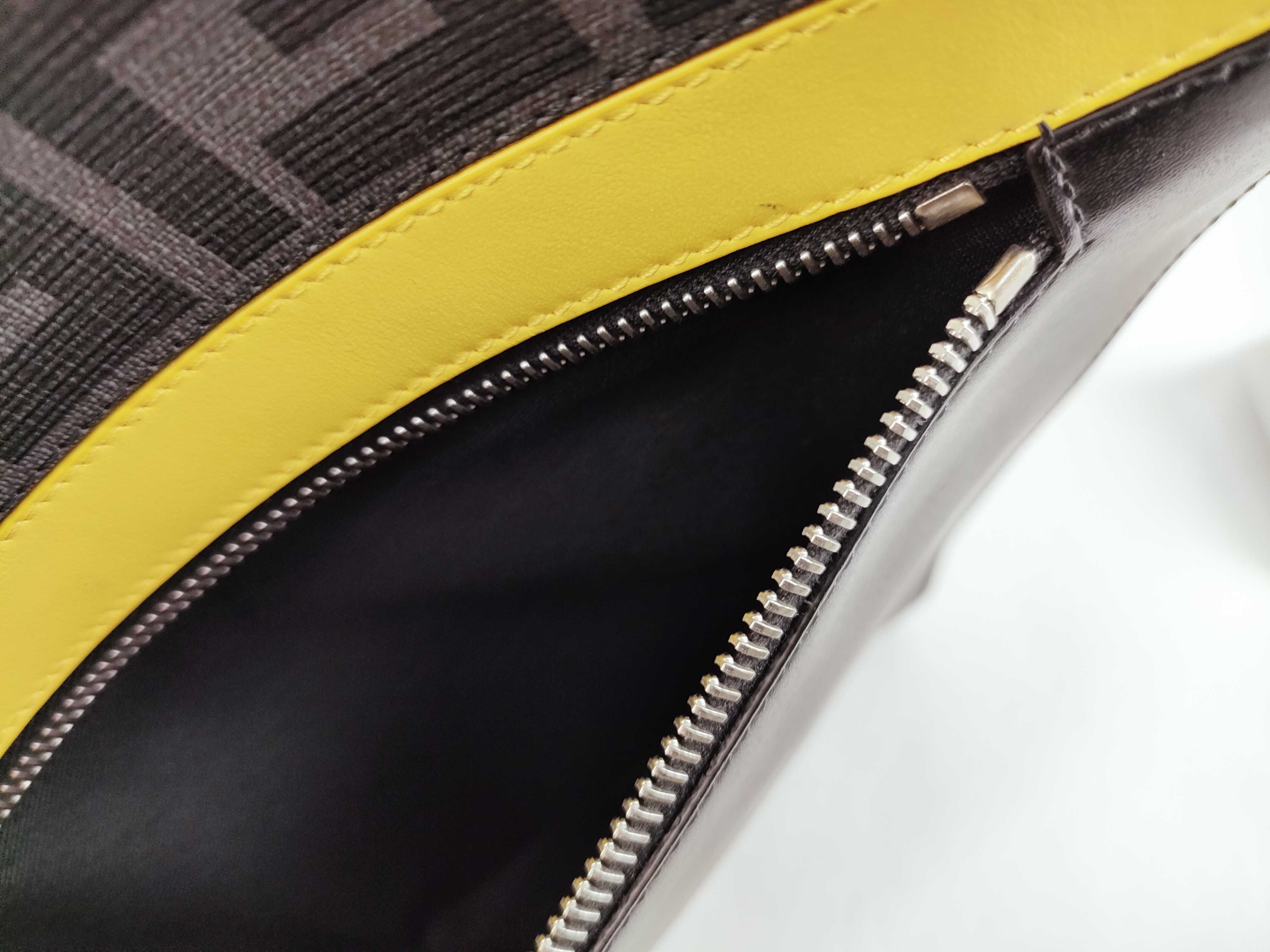 Zucca pattern Fendi Zucca Flat Slim Diagonal Clutch Bag — view 13