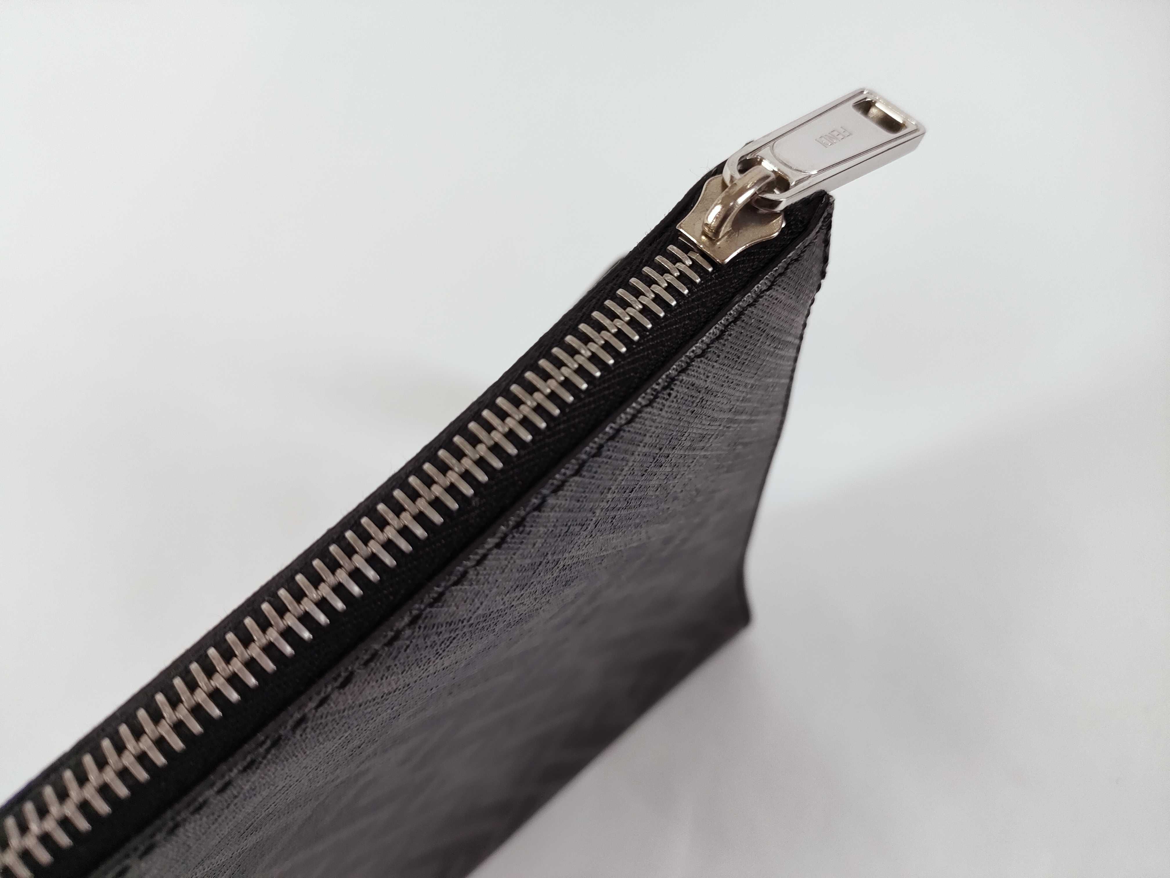 Zucca pattern Fendi Zucca Flat Slim Diagonal Clutch Bag — view 14