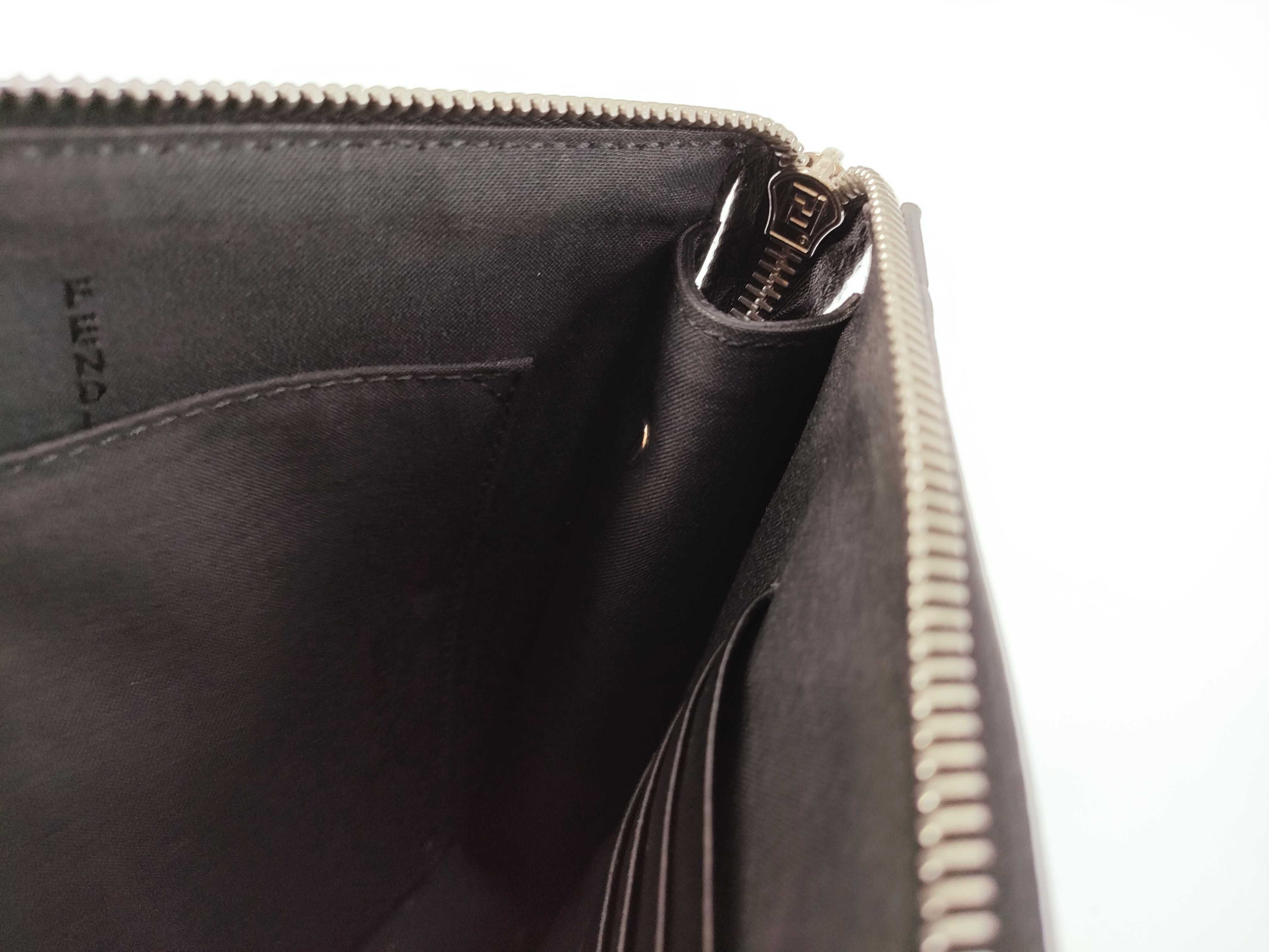 Zucca pattern Fendi Zucca Flat Slim Diagonal Clutch Bag — view 8