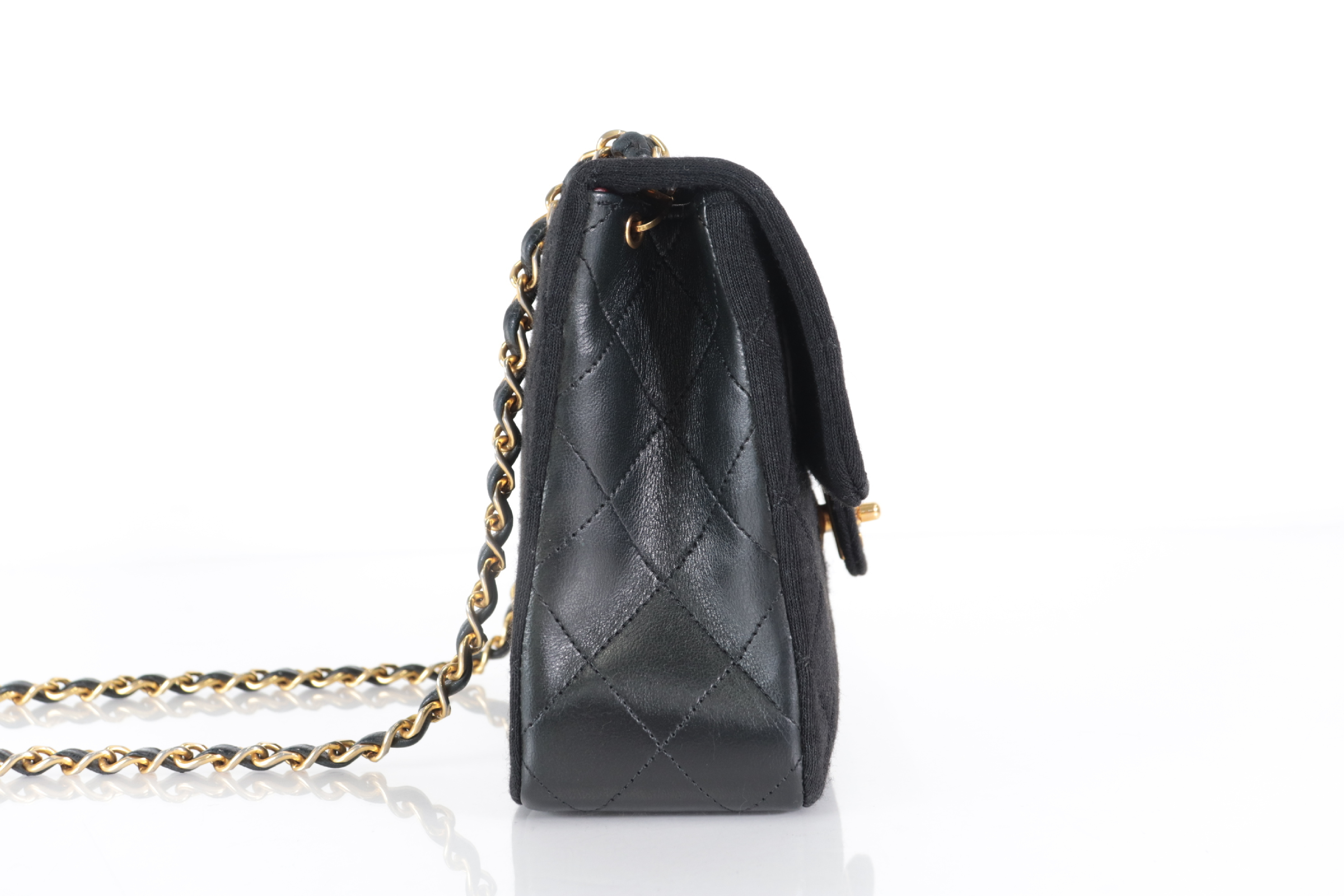 Mini Mat Cotton Chain Shoulder Bag (Series 1) — view 3