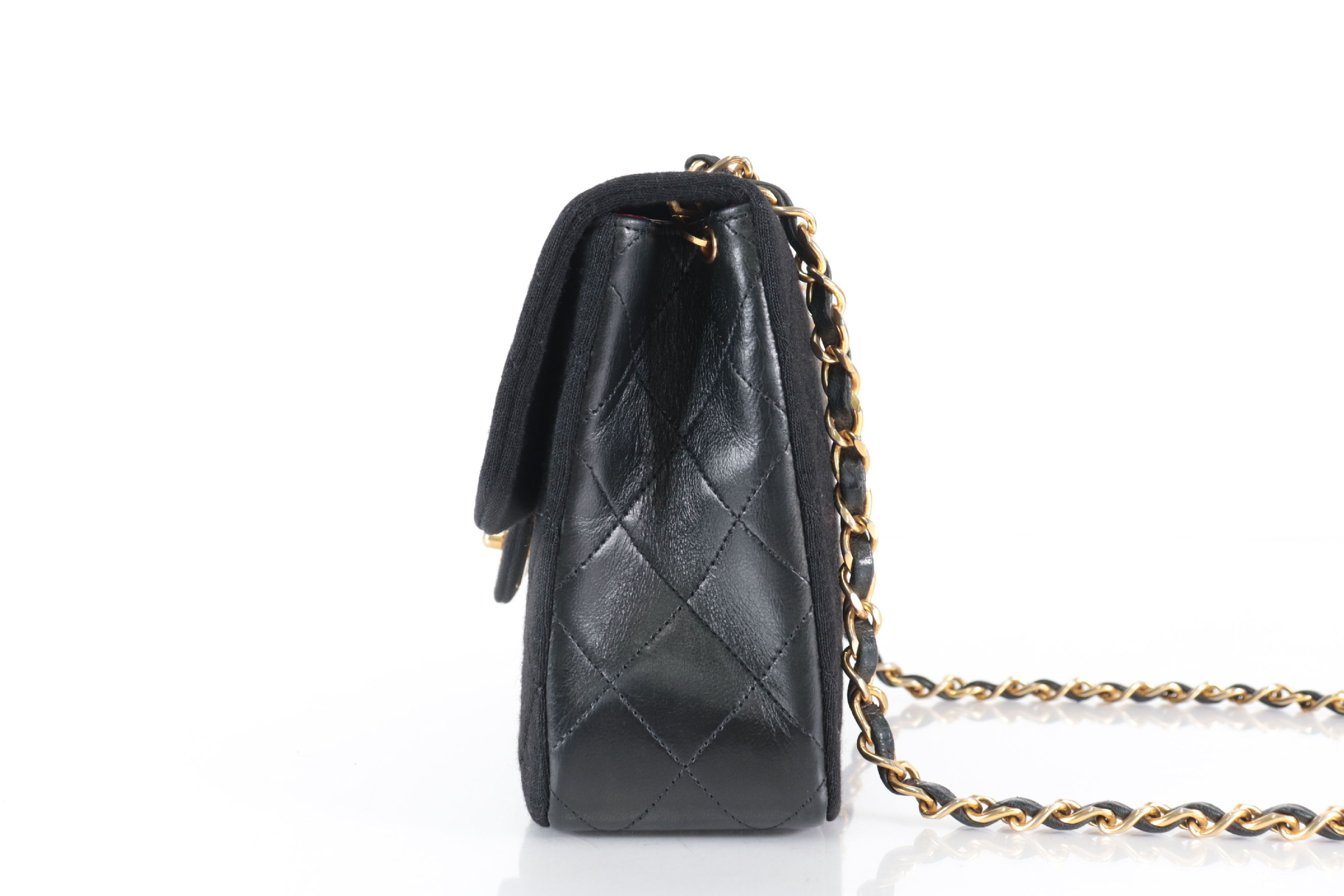 Mini Mat Cotton Chain Shoulder Bag (Series 1) — view 4