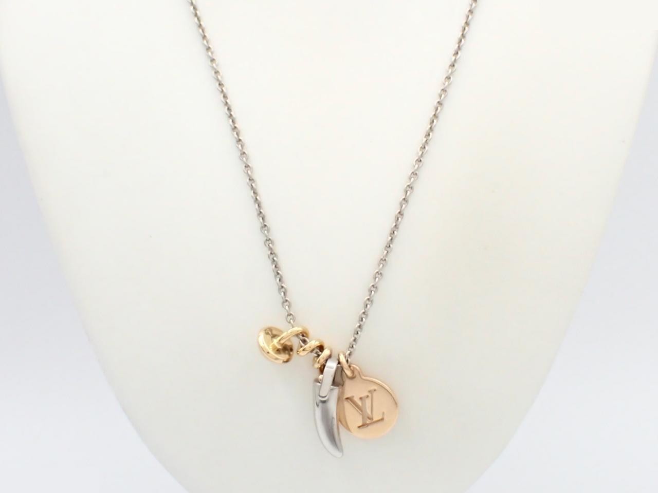 LV Safari Charms Necklace RM0195, Chain approx. 56cm — view 3