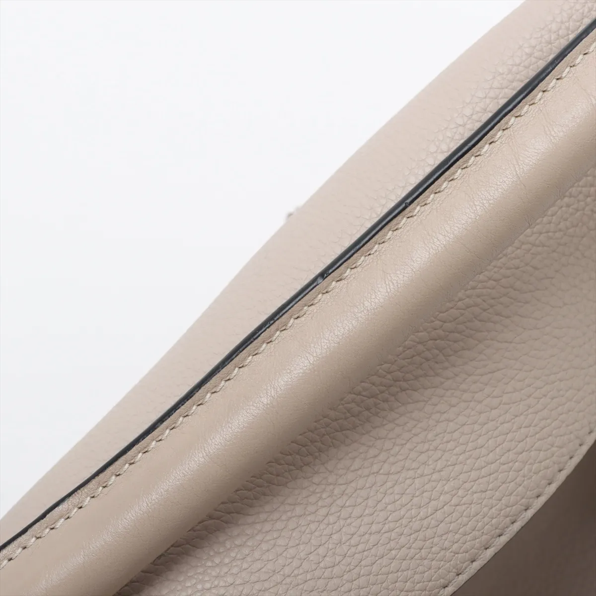 Puzzle Bag Small Leather 2-Way Handbag Beige — view 14