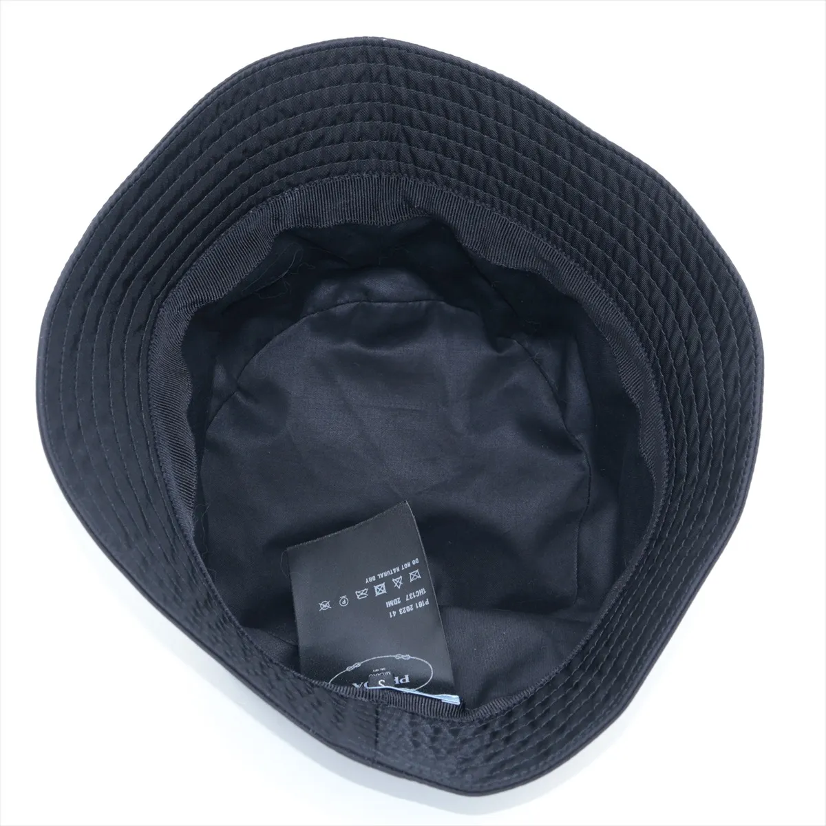 1HC137 Re Nylon Hat, Size S, Nylon, Black. Shows signs of wear, — view 4